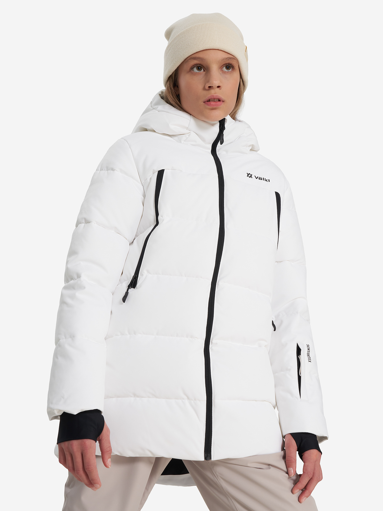 

Пуховик для девочек Volkl, Белый