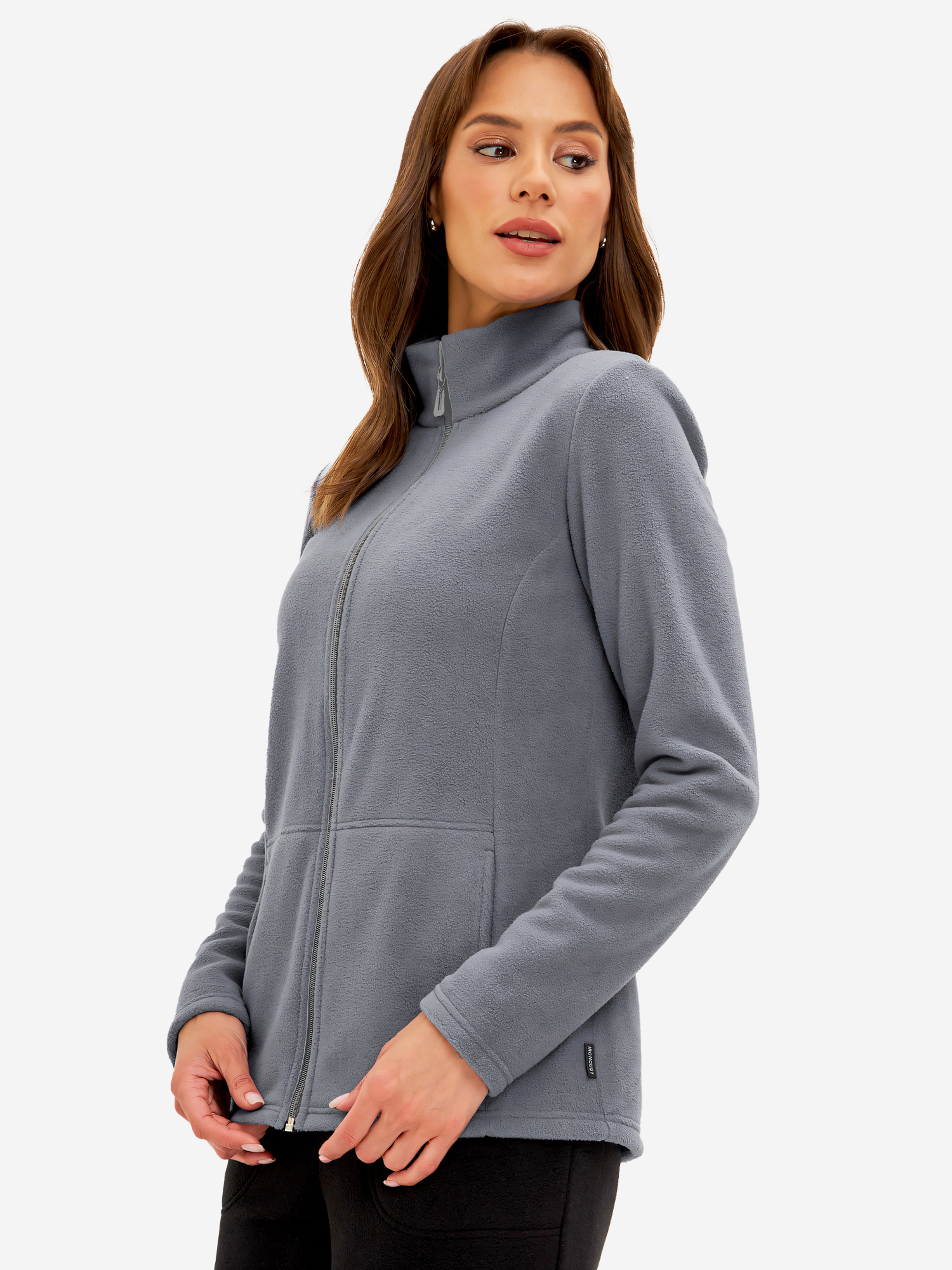 

Кофта на молнии толстовка IRONCUST, Серый