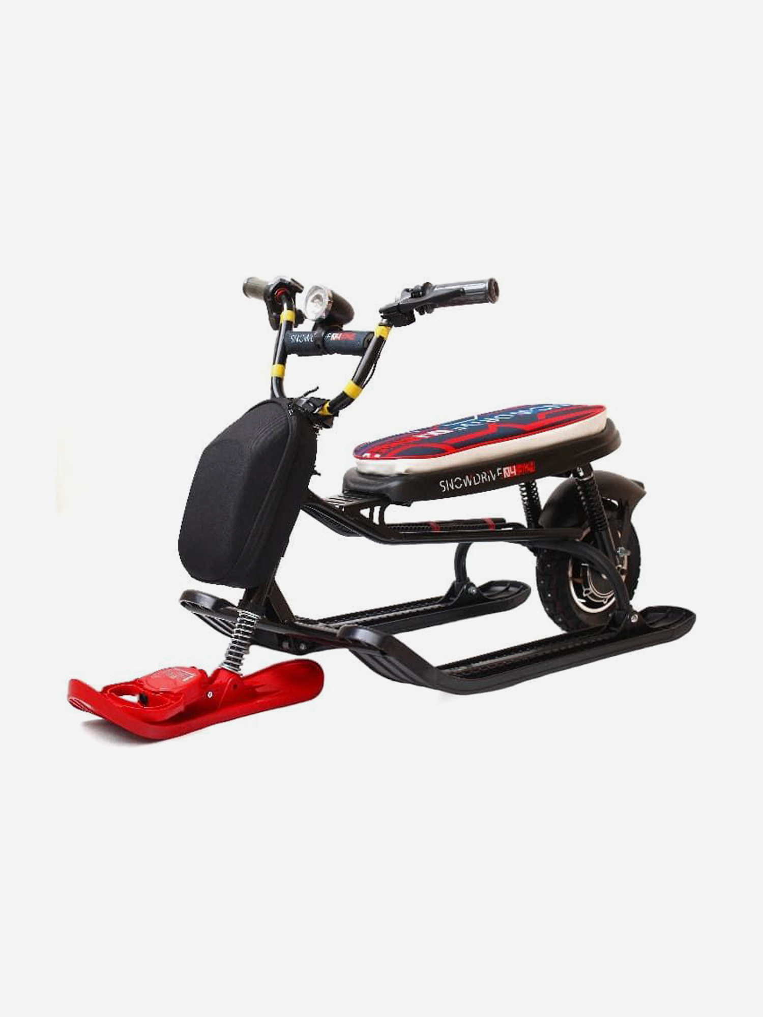 Изображение товара Электроснегокат Snow Razor ONE черный/красный с сиденьем и мощным двигателем
