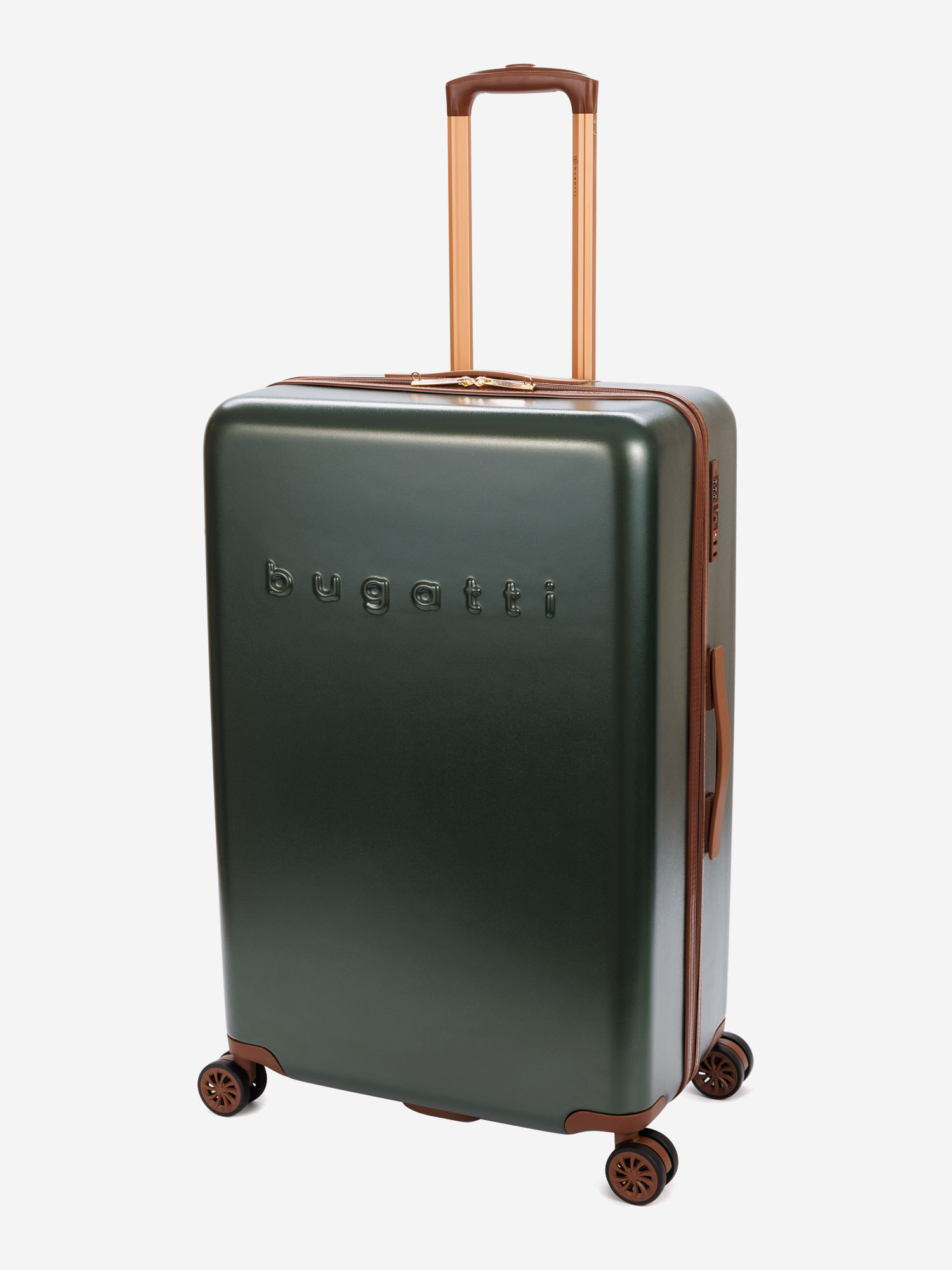 Изображение товара Чемодан BUGATTI Amelia большой на колесах зеленый 50x29x76 см