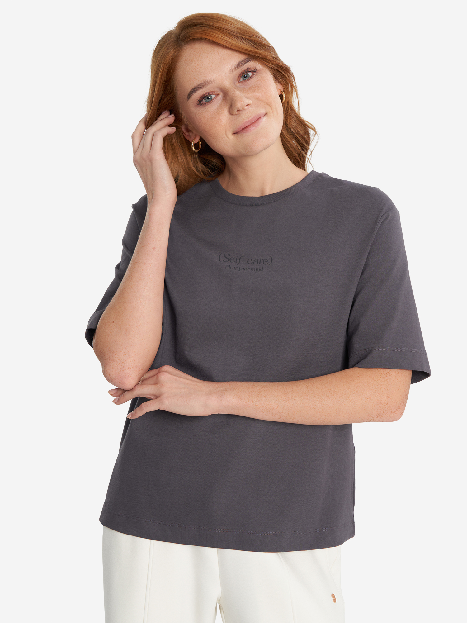 Футболка женская Sensana, серый, арт. 32642