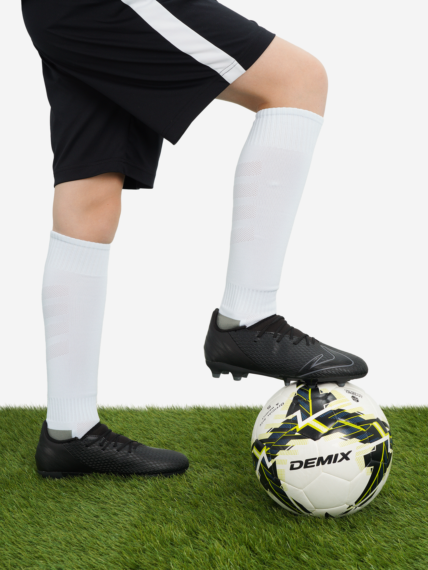 Бутсы Demix Exponenta Jr Fg, черный, арт. 130378dmx-bb