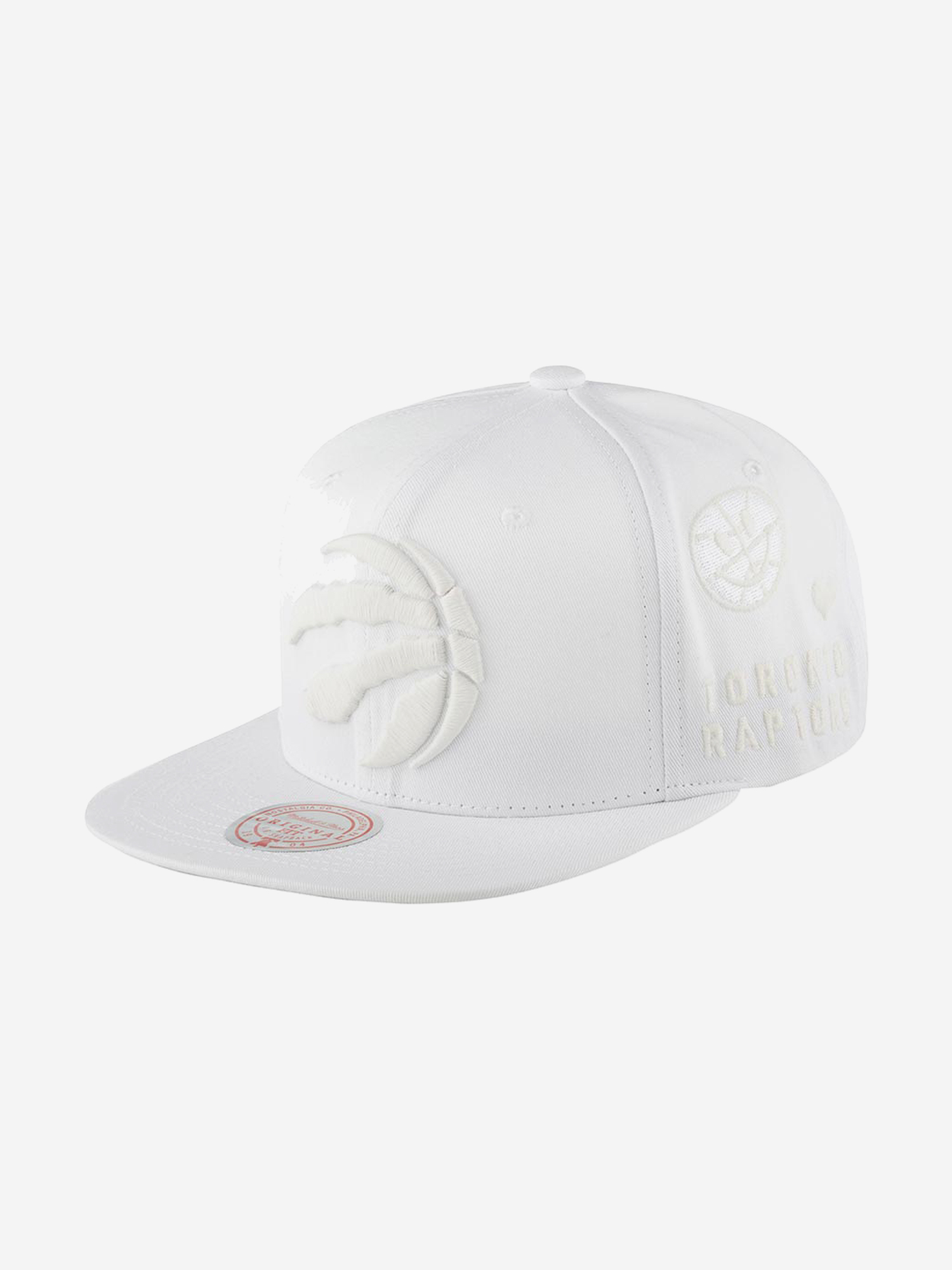 

Бейсболка с прямым козырьком MITCHELL NESS HHSS2996-TRAYYPPPWHIT Toronto Raptors NBA (белый), Белый