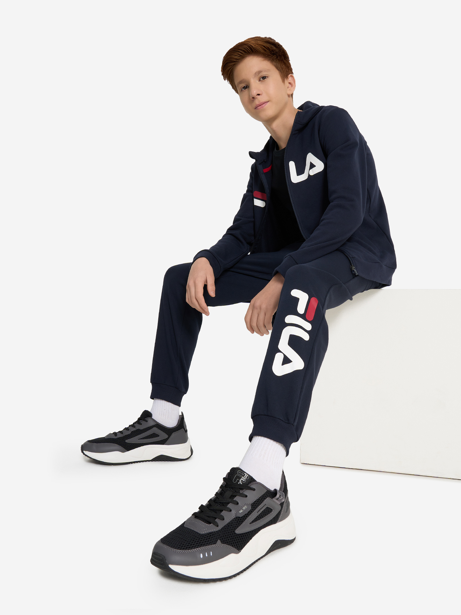 фото Брюки для мальчиков fila, синий
