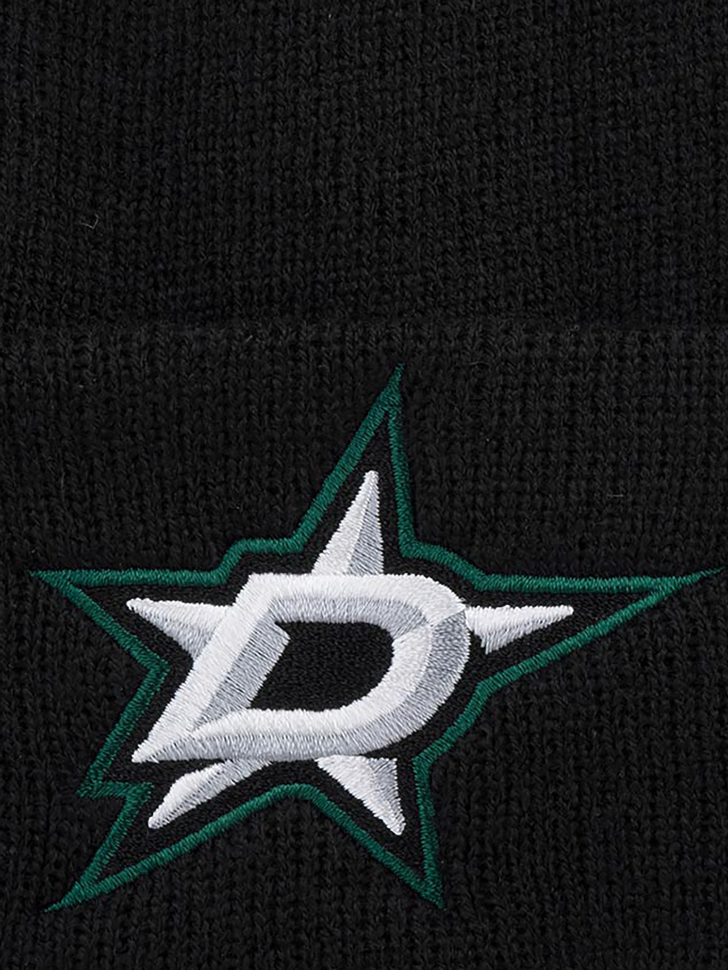 Шапка с отворотом AMERICAN NEEDLE 21019A-DAS Dallas Stars Cuffed Knit NHL (черный), Черный 06-394XDOXA3Y-09, размер Без размера - фото 4