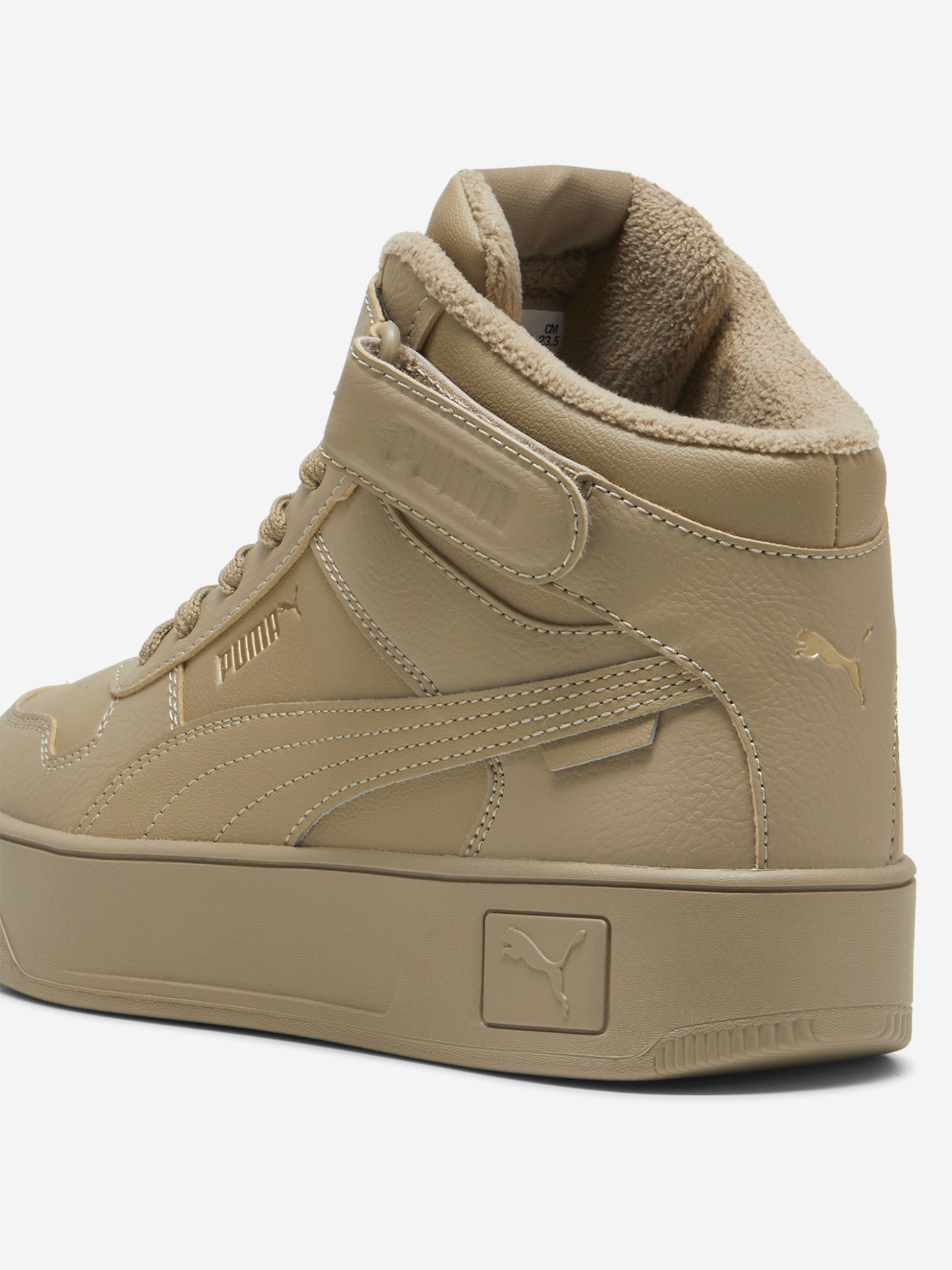 Кеды женские PUMA Carina Street Mid Wtr, Бежевый 398050P0P-03, размер 36 - фото 5