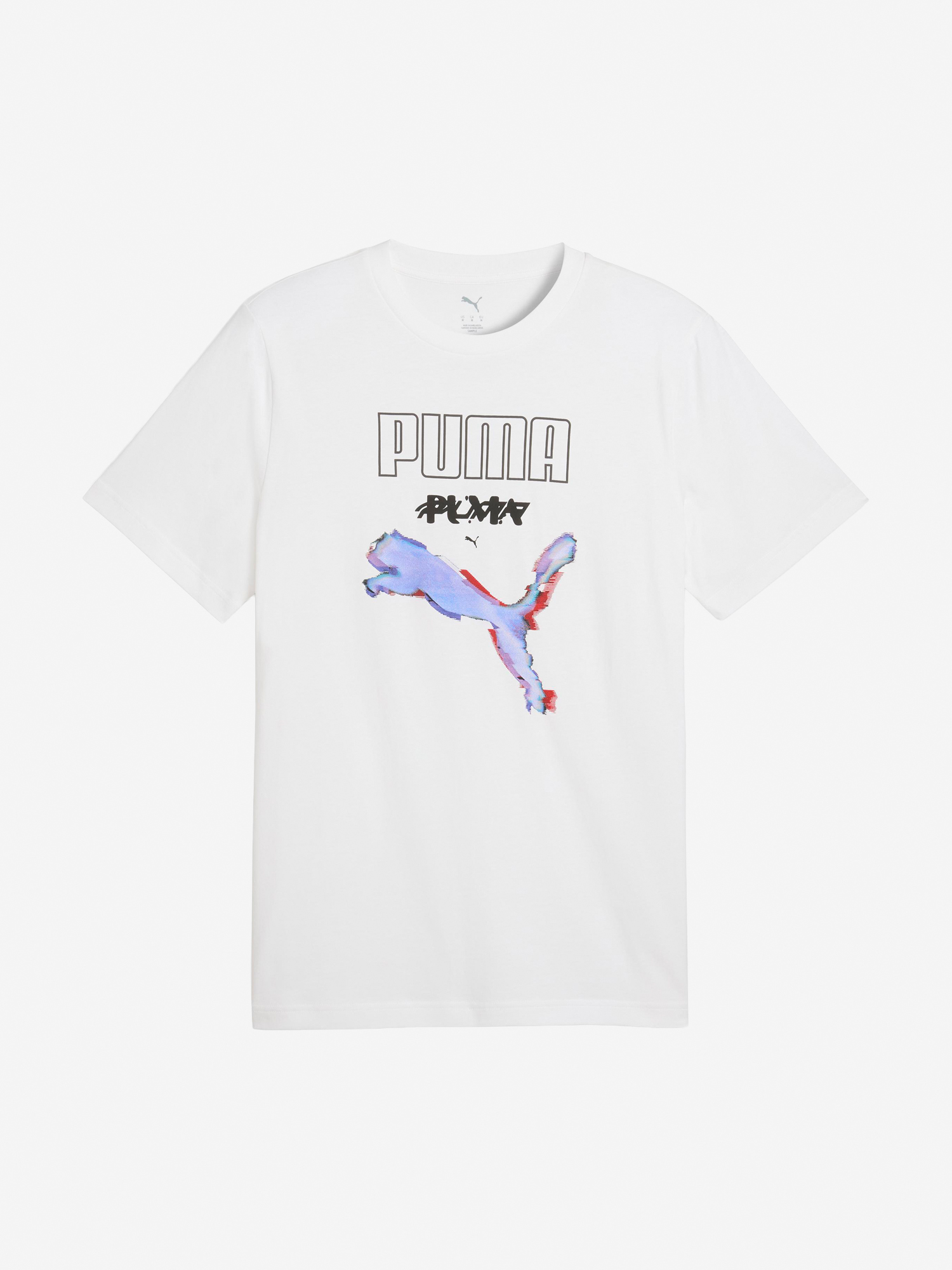 Футболка мужская PUMA Graphics Cyber, Белый