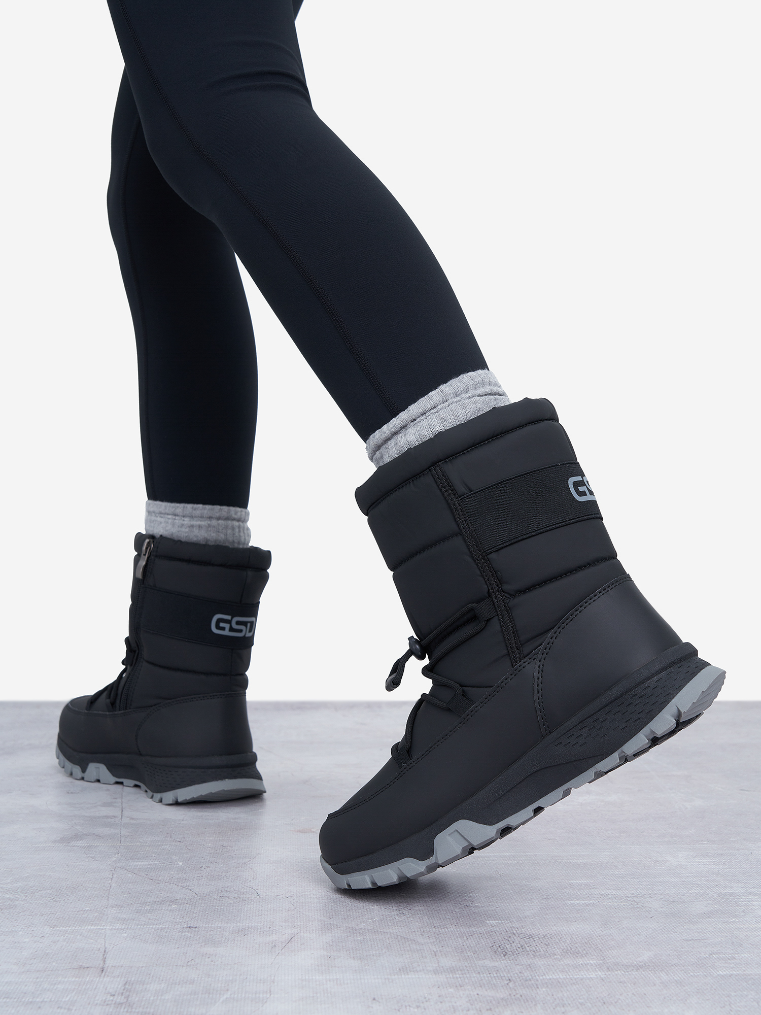 

Сапоги утепленные для девочек GSD Soft 2.0, Черный