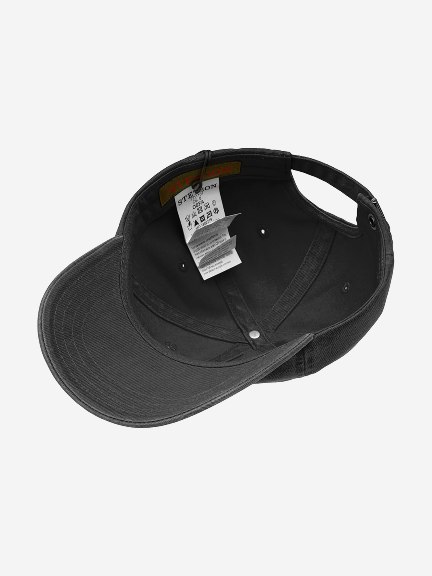 Бейсболка STETSON 7711101 BASEBALL CAP COTTON (серый), Серый 02-214XDOXS9Z-08, размер Без размера - фото 4