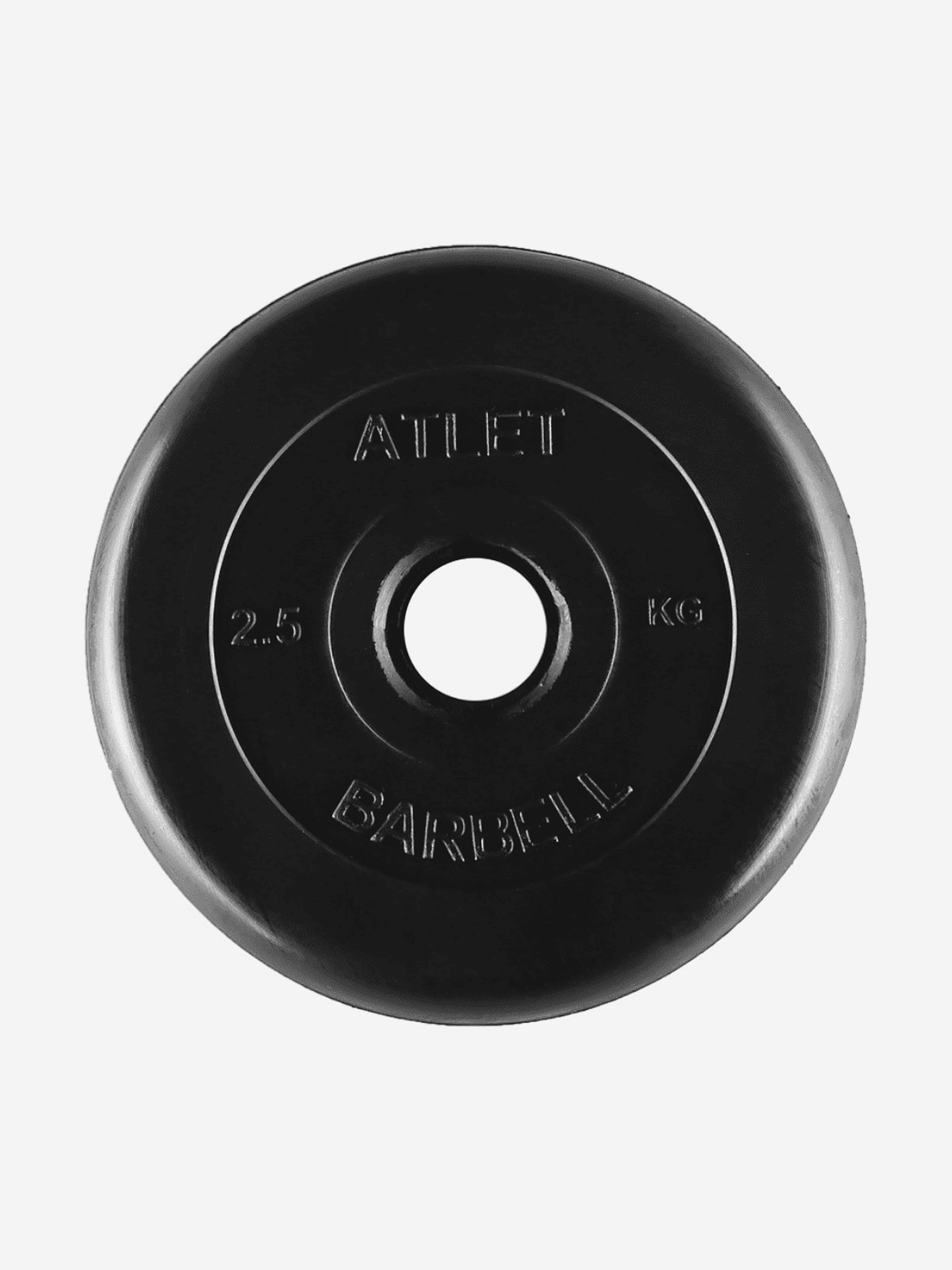 Диск (блин) BARBELL ATLET 2.5 кг 31 мм., Черный