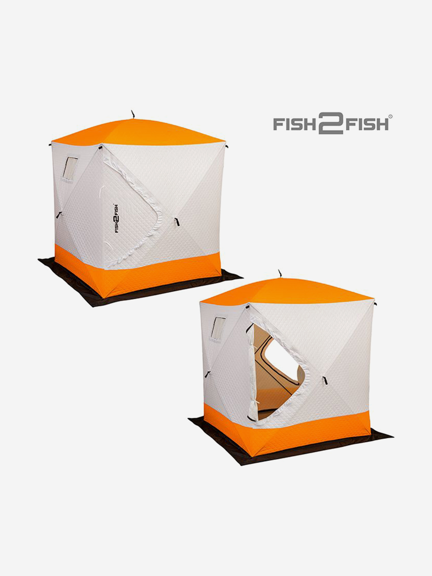 Изображение товара Палатка для зимней рыбалки Fish2Fish Куб 1,6х1,6х1,7 м утепленная для холодной зимы