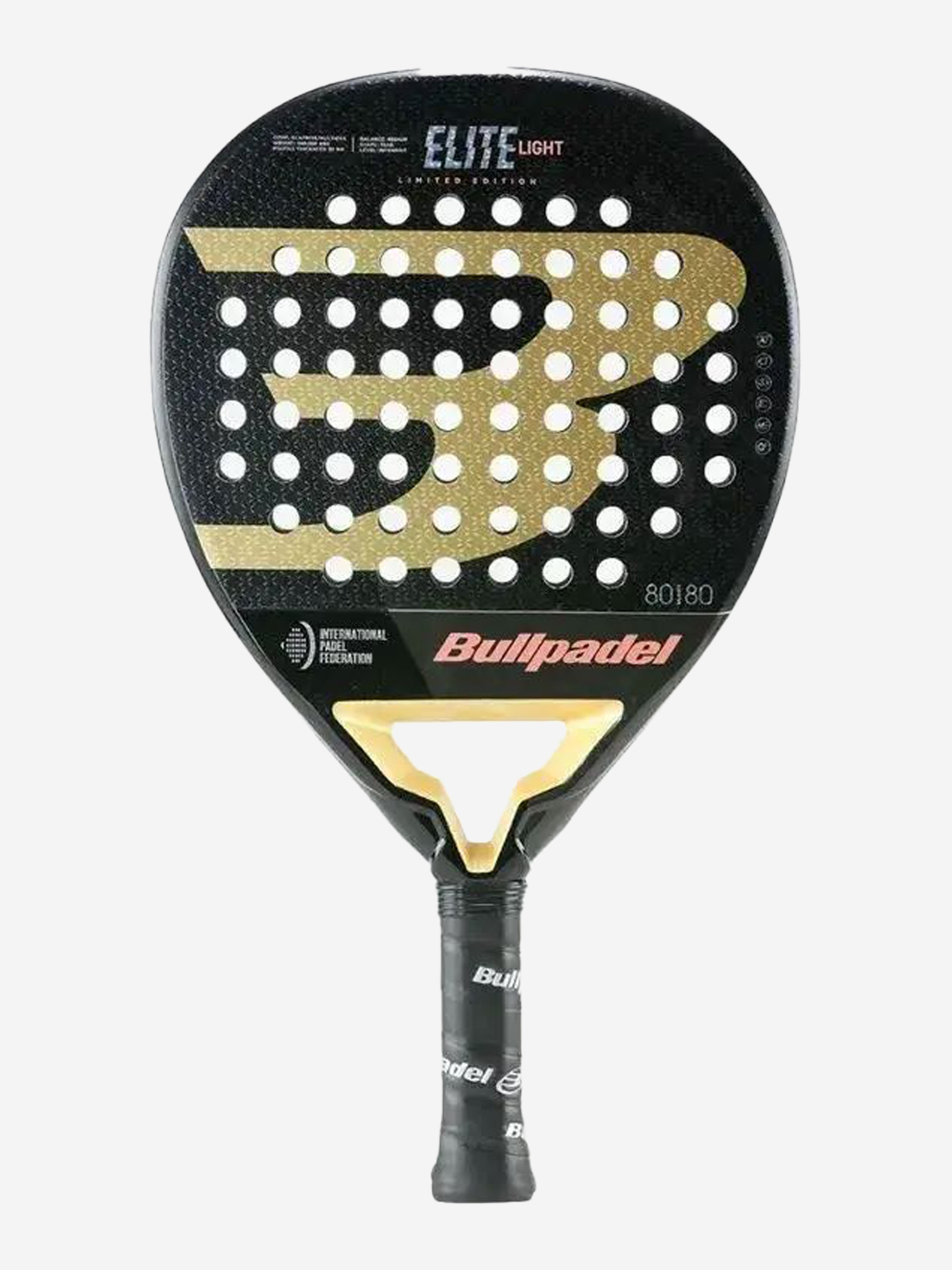 

Ракетка для падел-тенниса BULLPADEL ELITE LIGHT FIP, Золотой