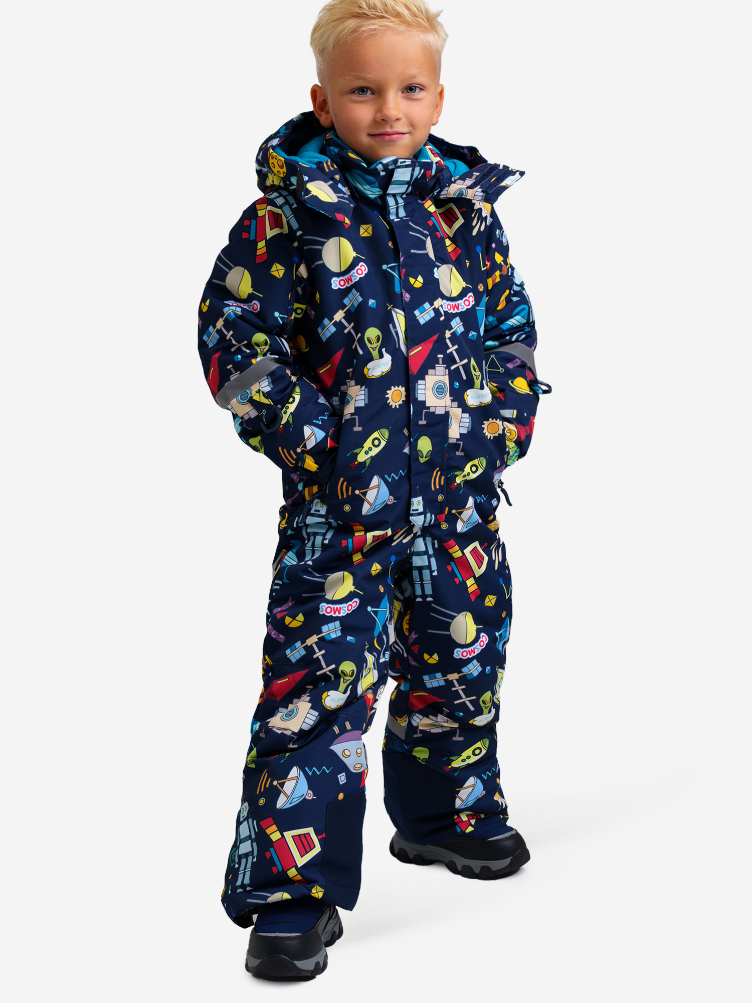 Изображение товара Зимний комбинезон для мальчиков PlayToday с мембраной утеплитель 200г/м2