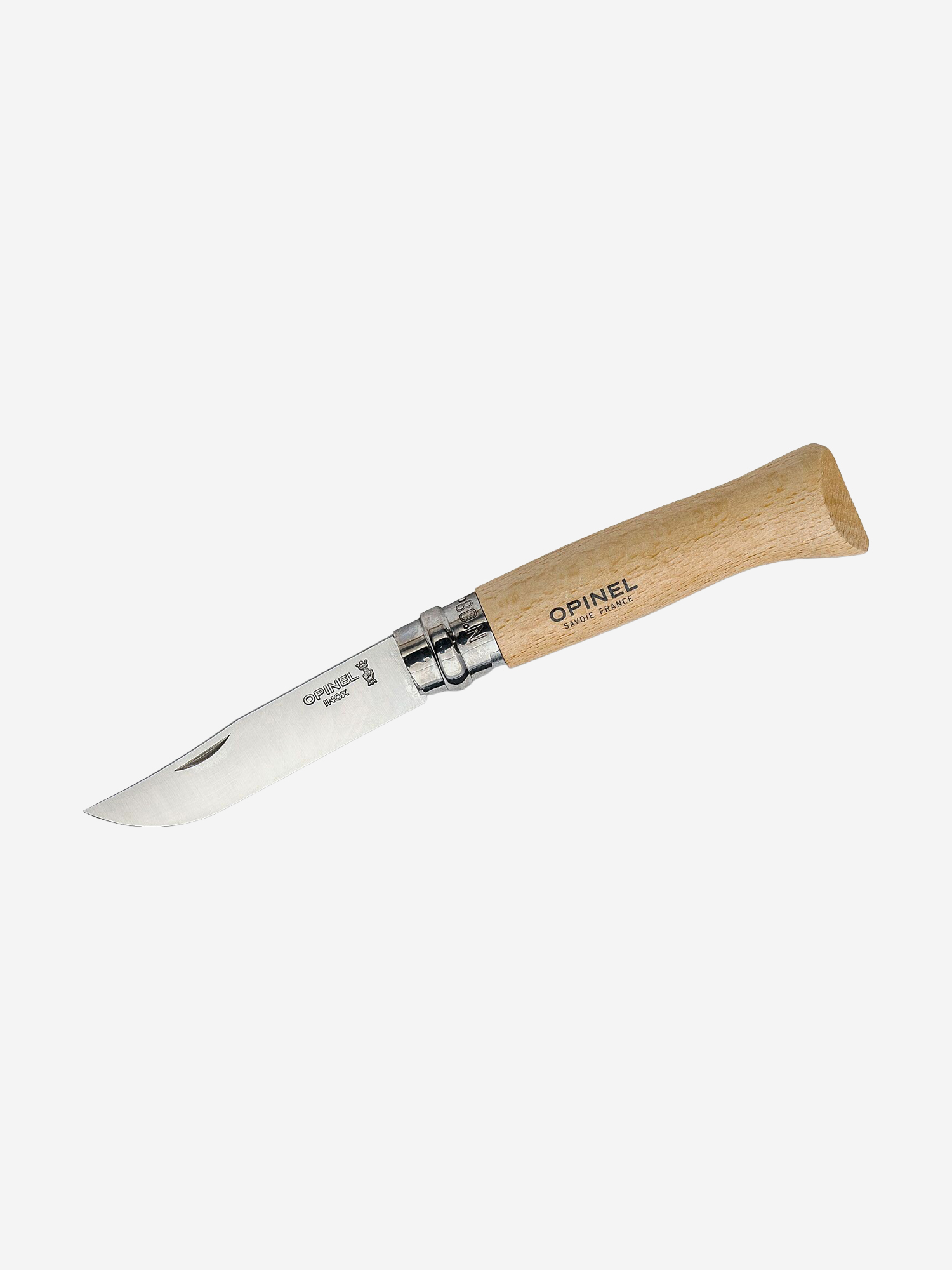 Изображение товара Нож Opinel №8, нержавеющая сталь, рукоять из бука, 123080 Изображение товара Нож Opinel №8, нержавеющая сталь, рукоять из бука, 123080