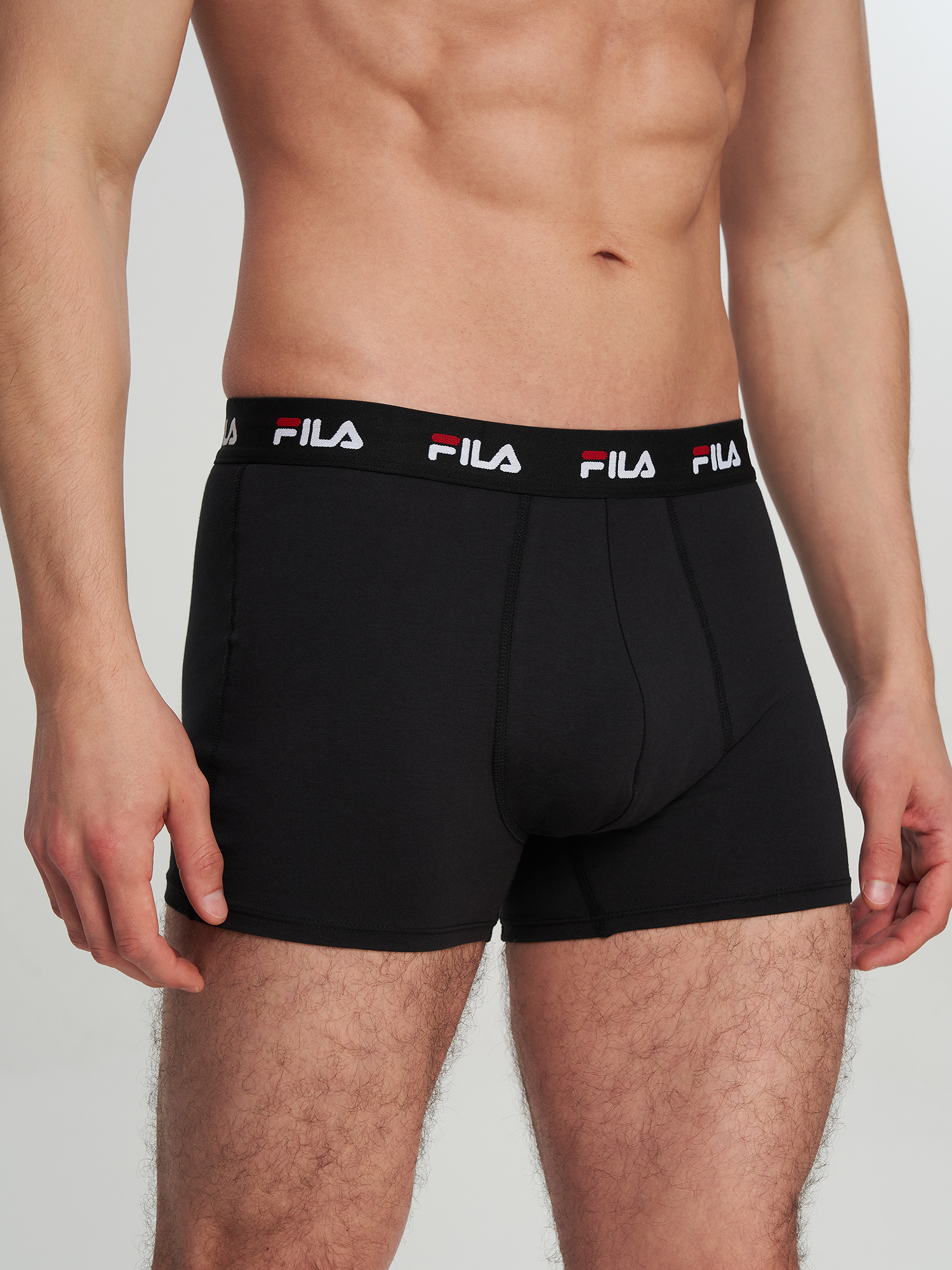 Изображение товара Мужские спортивные боксеры FILA 3 шт, хлопок и эластан, всесезонные Изображение товара Мужские спортивные боксеры FILA 3 шт, хлопок и эластан, всесезонные