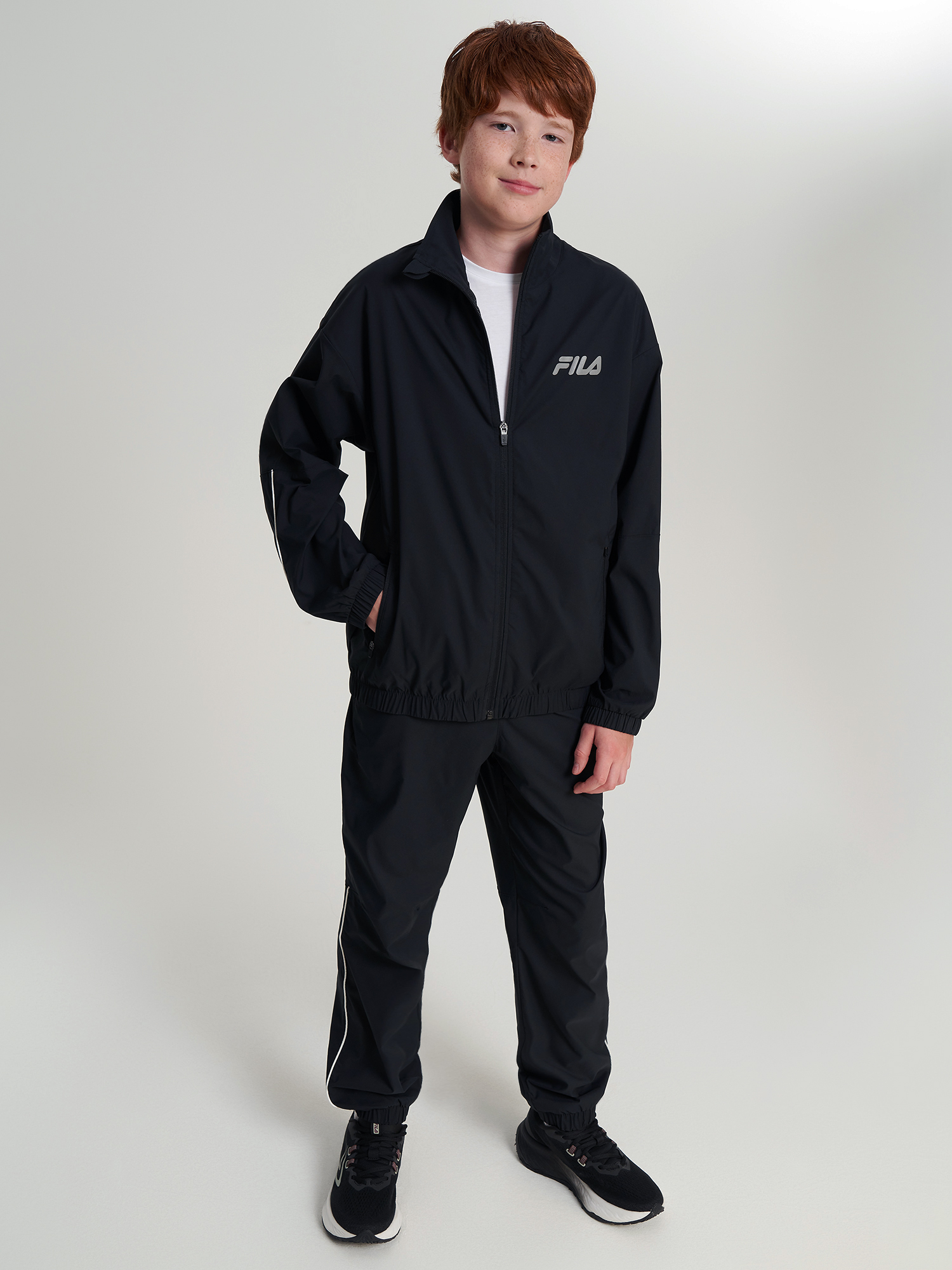 Спортивный костюм для мальчиков FILA, Черный