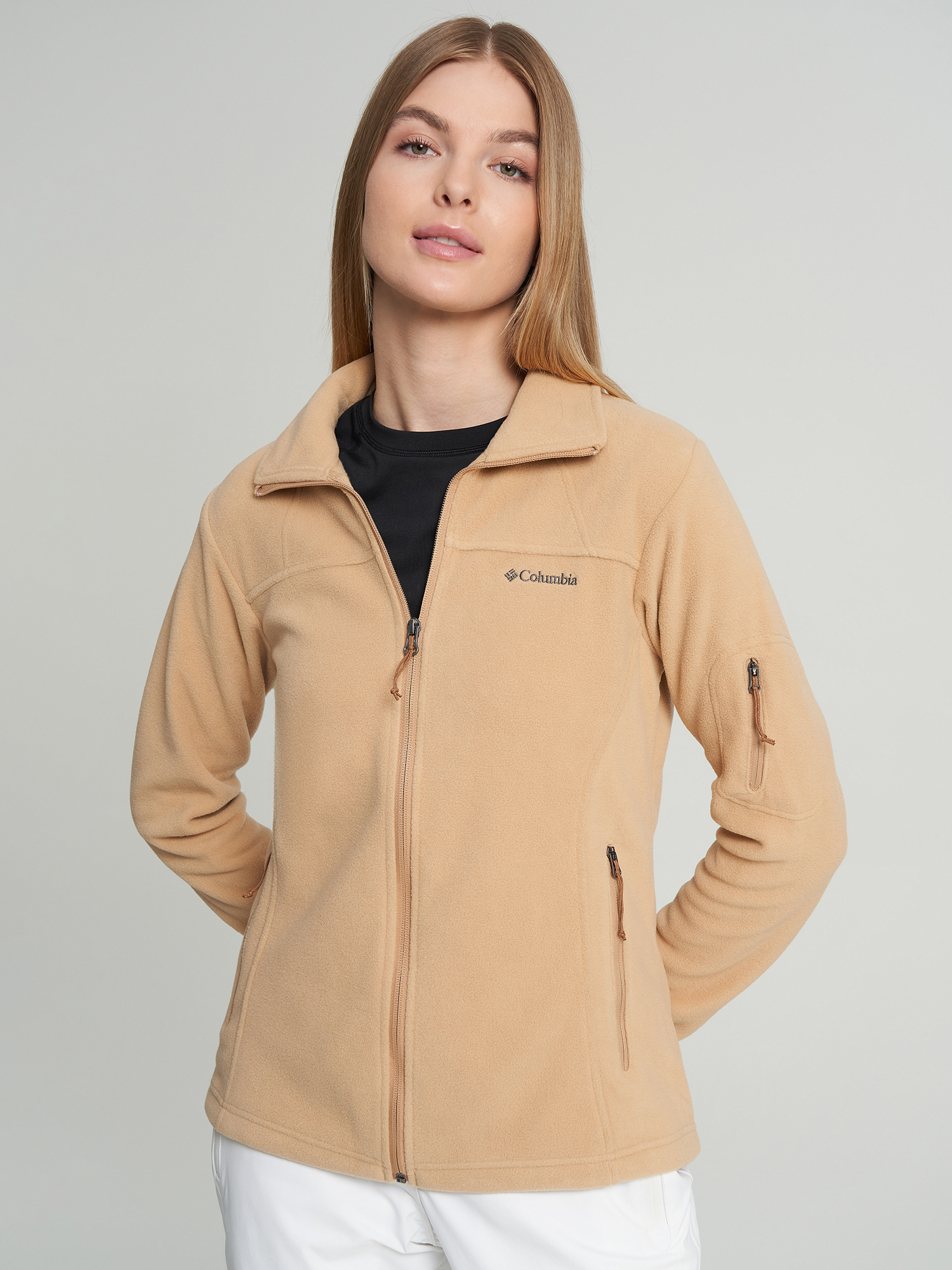 Толстовка женская Columbia Fast Trek II Jacket, Бежевый