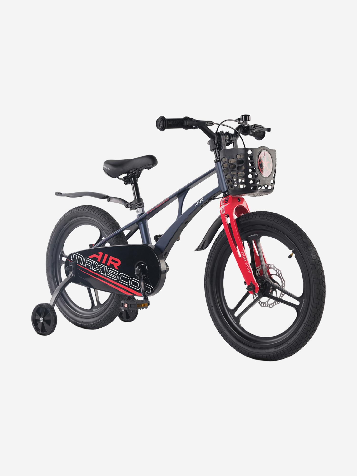 Изображение товара Велосипед детский Maxiscoo AIR PRO 18'' черный матовый, 2026