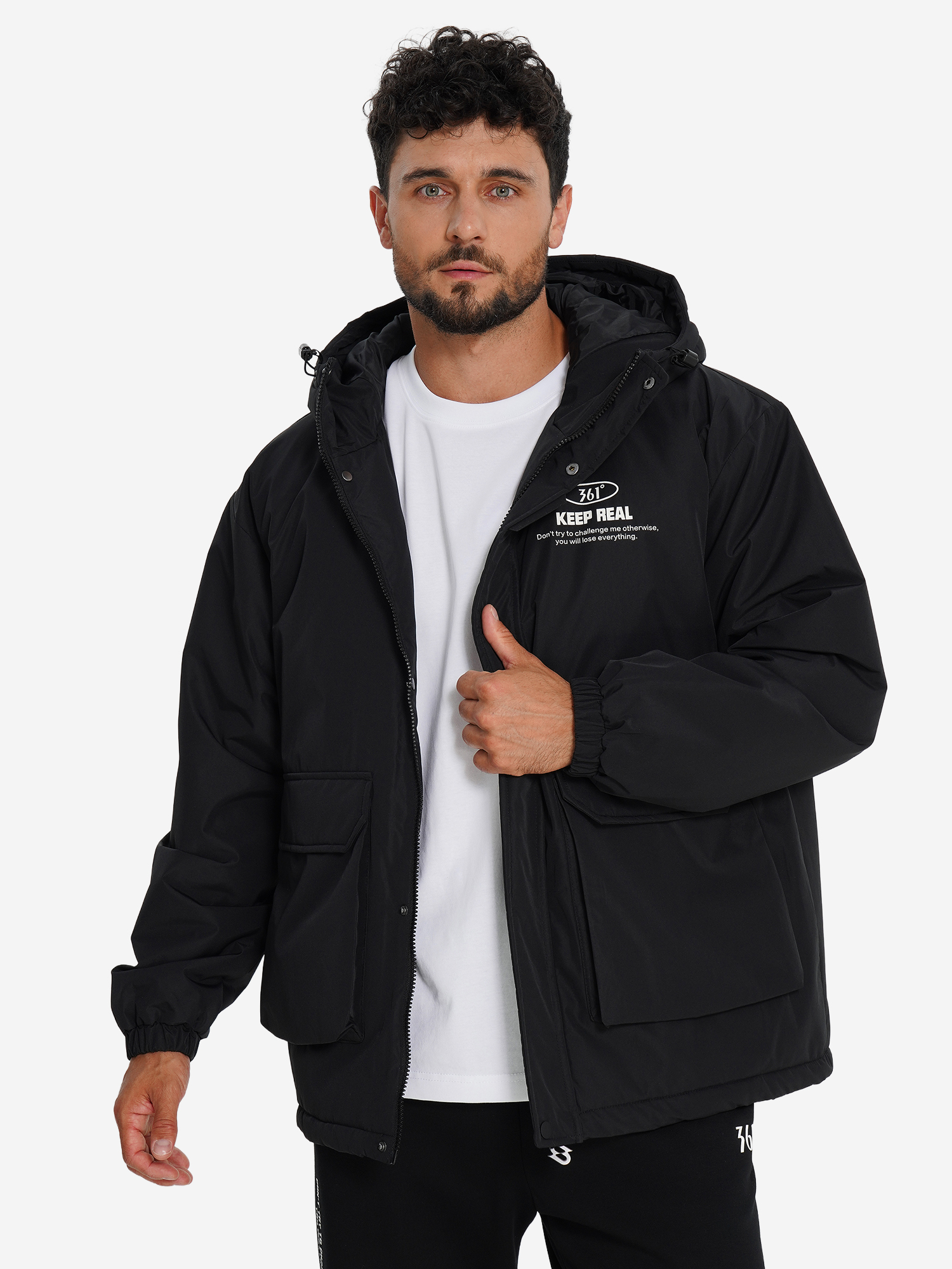 Пуховик мужской 361 Черный 11999₽