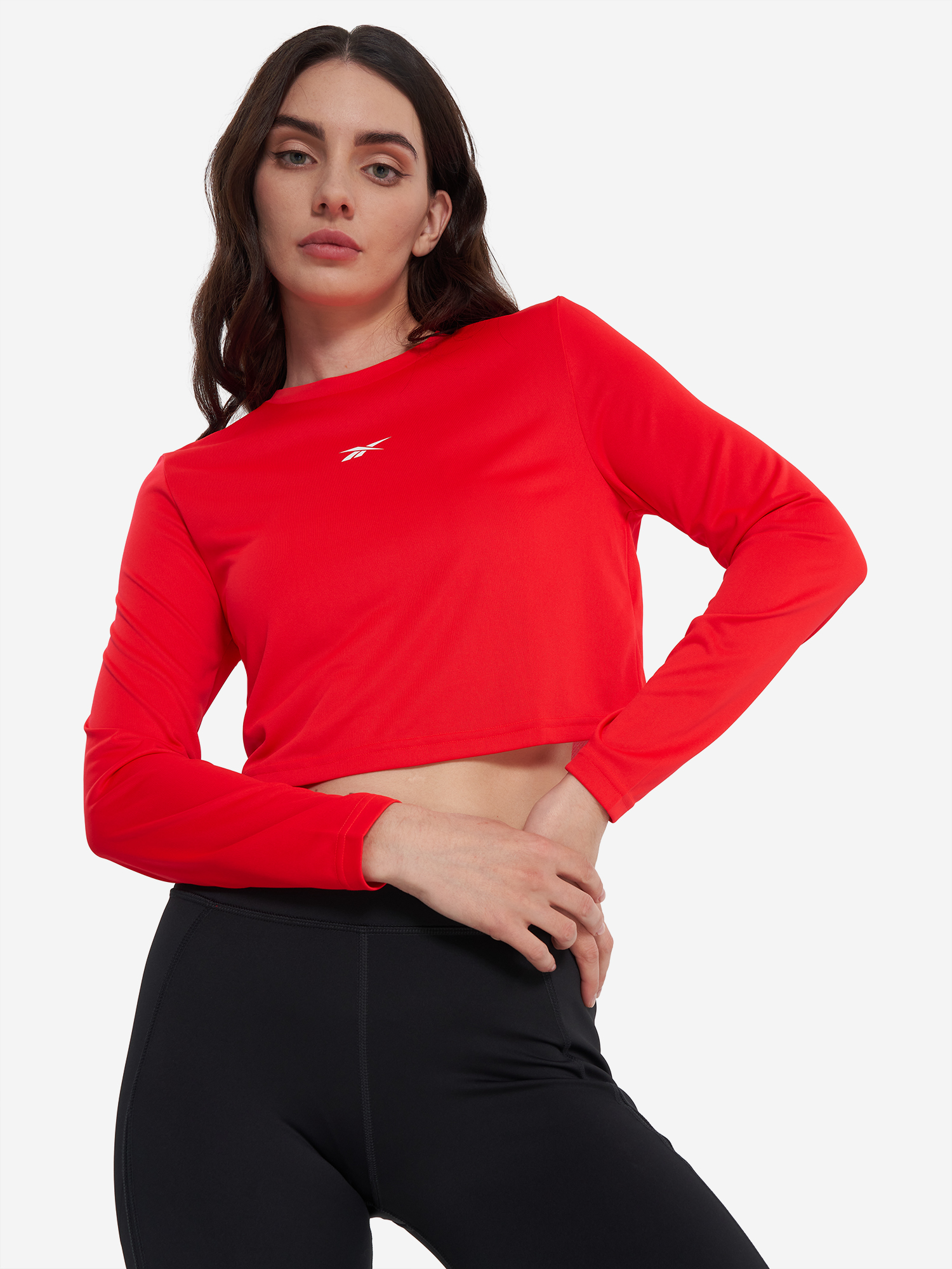

Лонгслив женский Reebok Paige Core, Красный