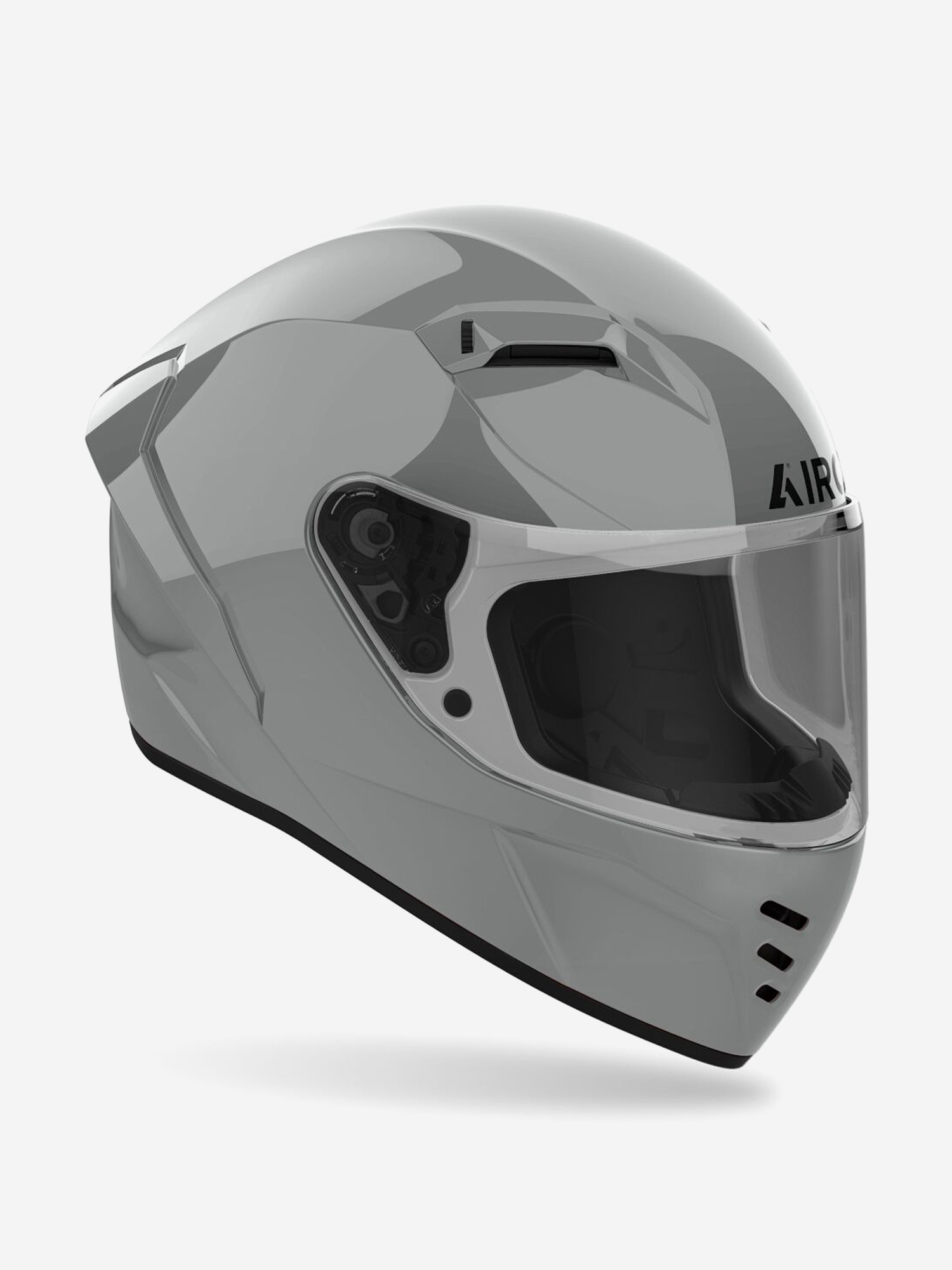 

Мотошлем Интеграл Airoh CONNOR COLOR Cement Grey Glossy, Серый