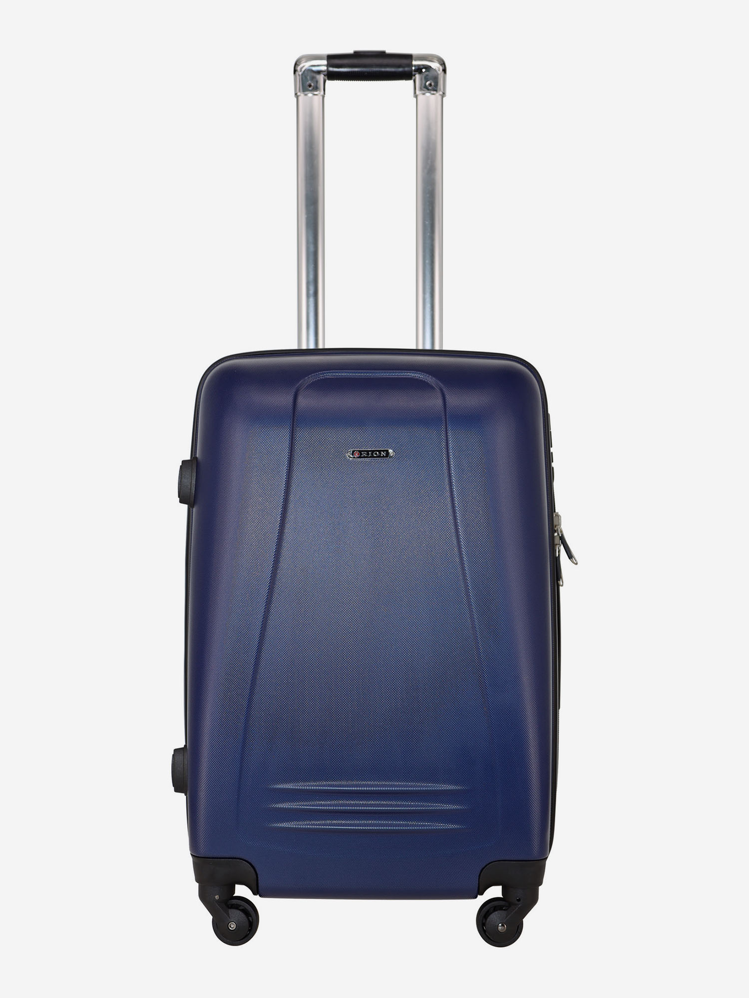 Изображение товара Чемодан Рион+ средний синего цвета из АБС-пластика 416-3UNNTR3N-NAVY
