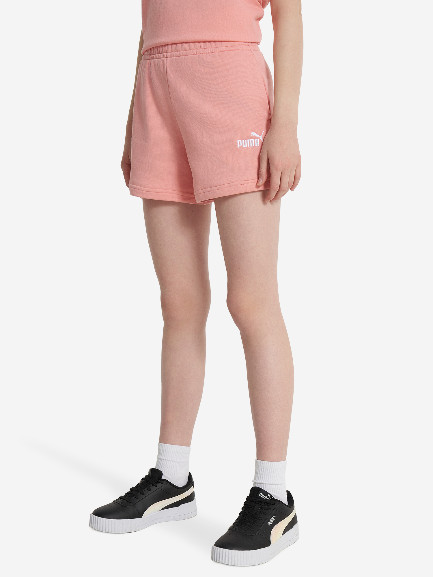 Шорты для девочек PUMA Small No. 1 Logo, Розовый 2