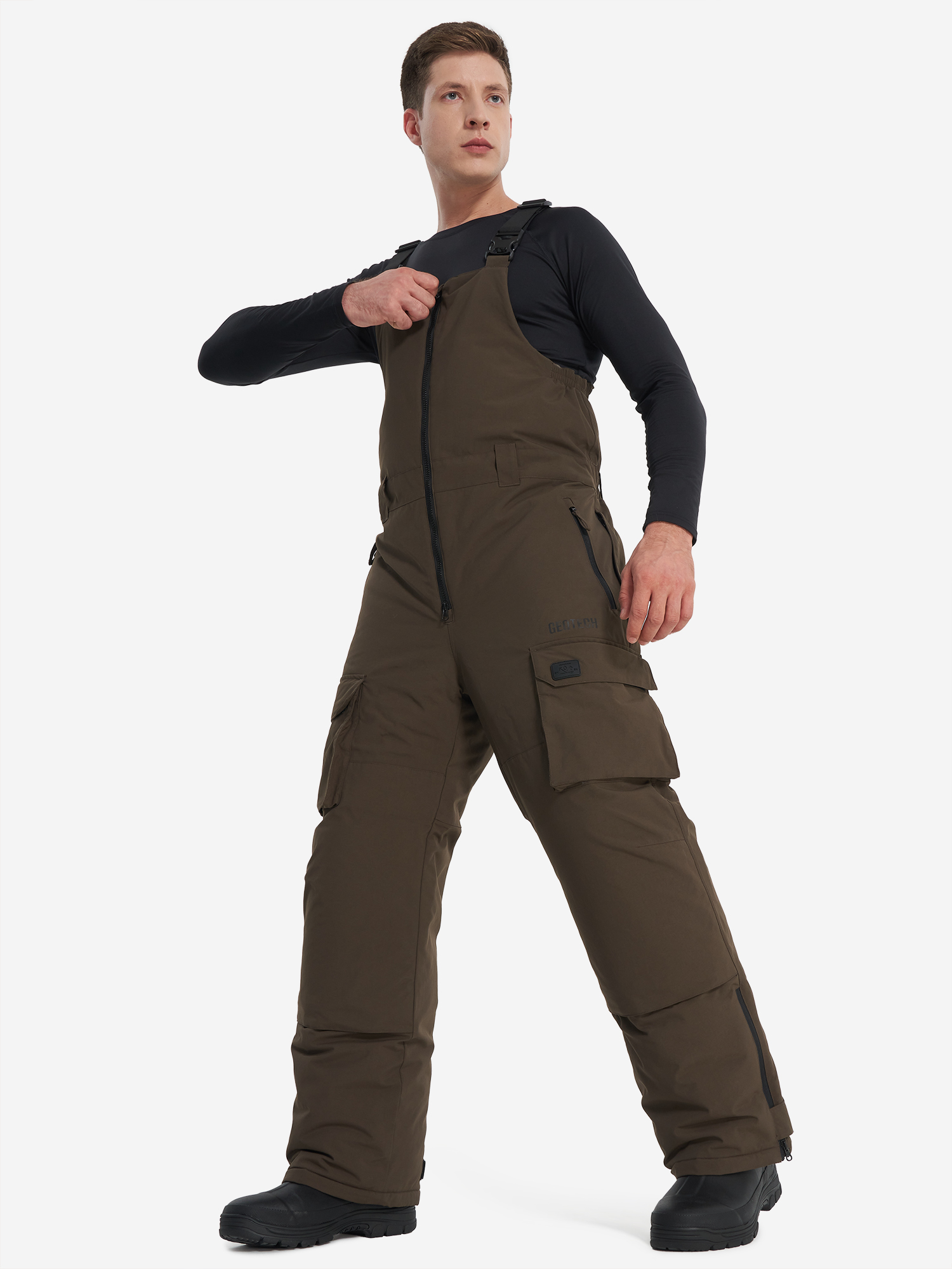 

Полукомбинезон утепленный мужской Geotech, Коричневый