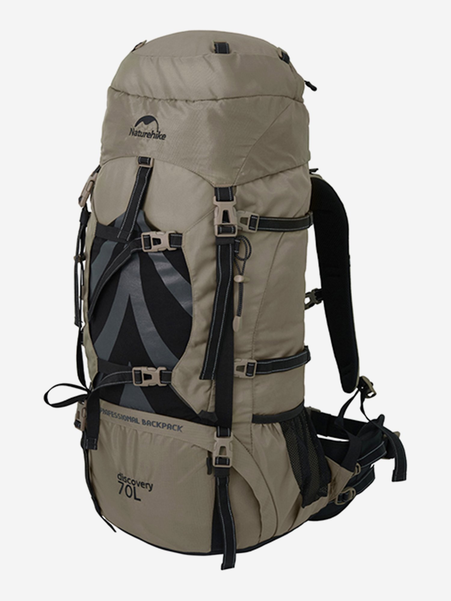 Изображение товара Рюкзак для походов Naturehike 70л водоотталкивающий с множеством функций