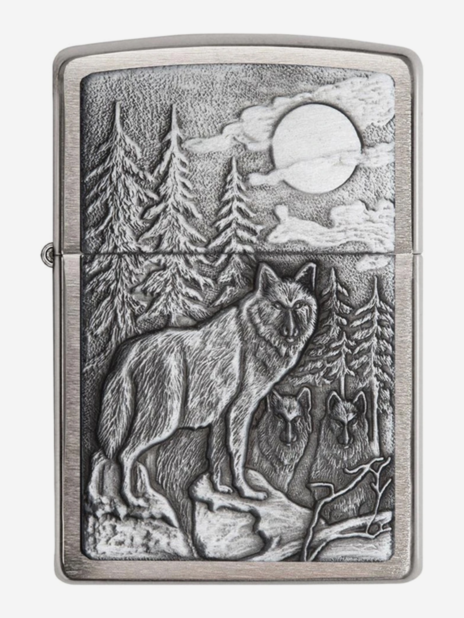 

Зажигалка бензиновая ZIPPO 20855 Timberwolves, Серебряный