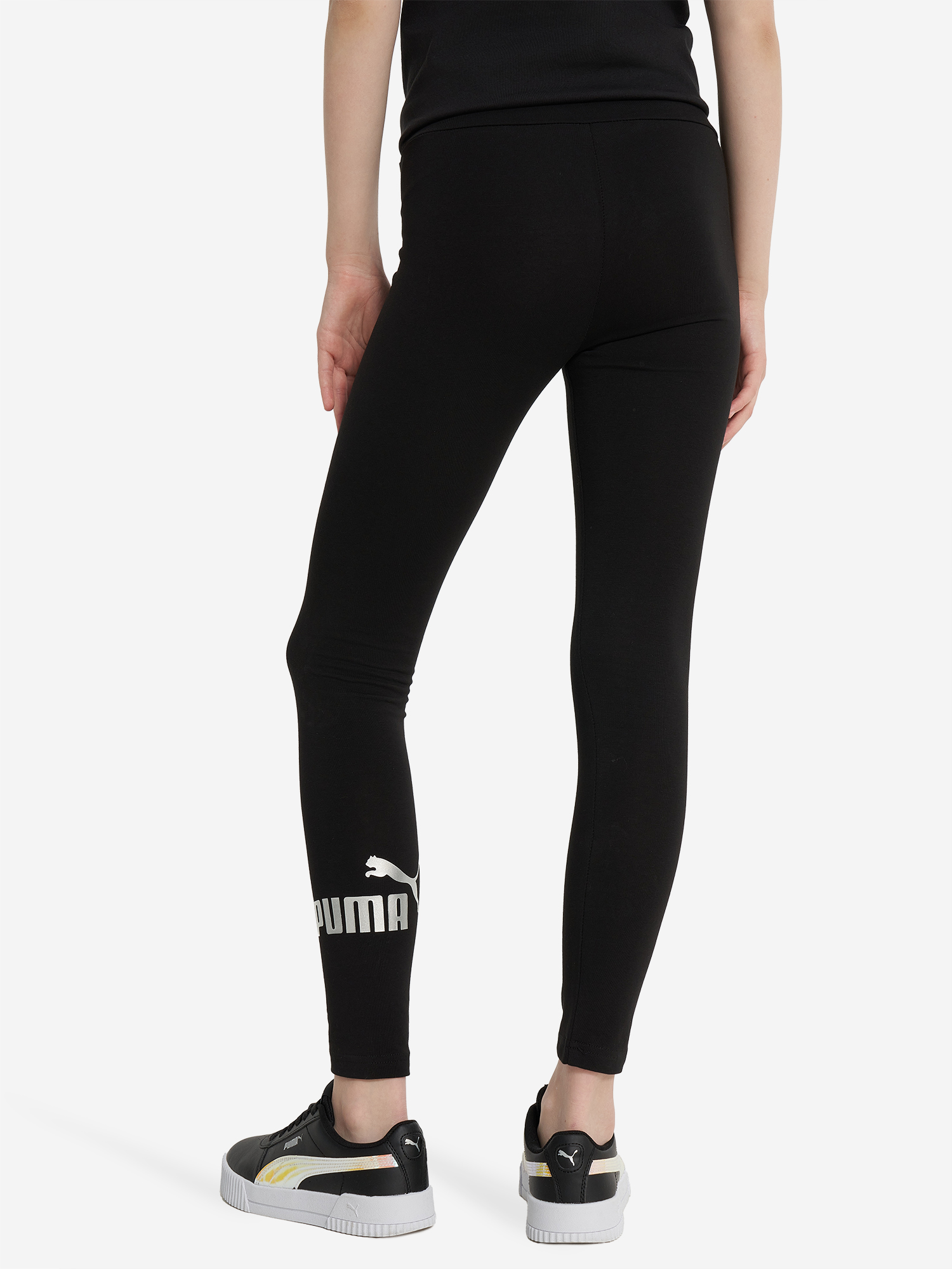 Легинсы для девочек Puma ESS+ Logo, Черный 3