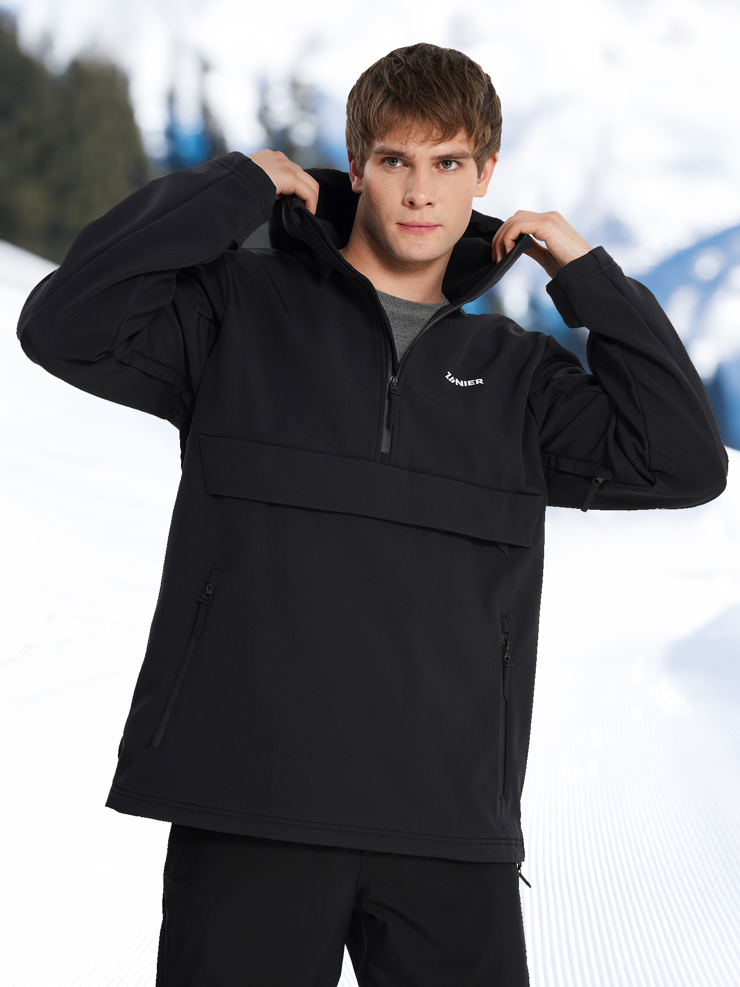 

Анорак мужской Zanier, Черный