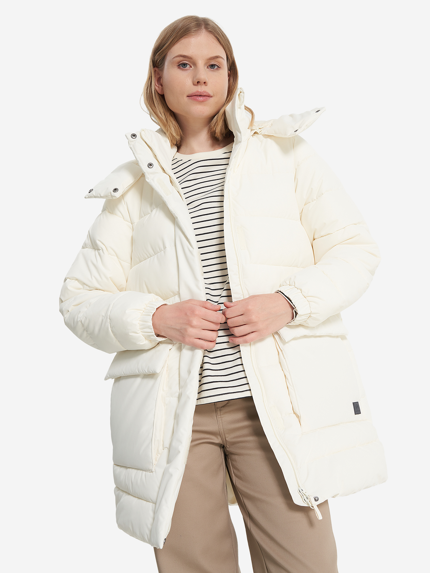 Пальто утепленное женское Outventure, бежевый, арт. 137810out-01