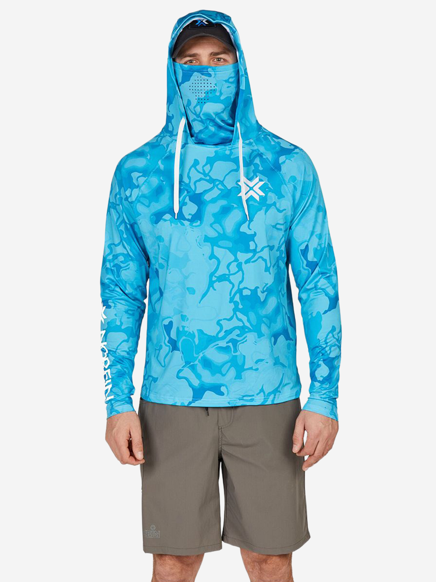 Изображение товара Джемпер Norfin SUN PRO HALIBUT HOODIE для рыбалки и охоты мужской всесезонный