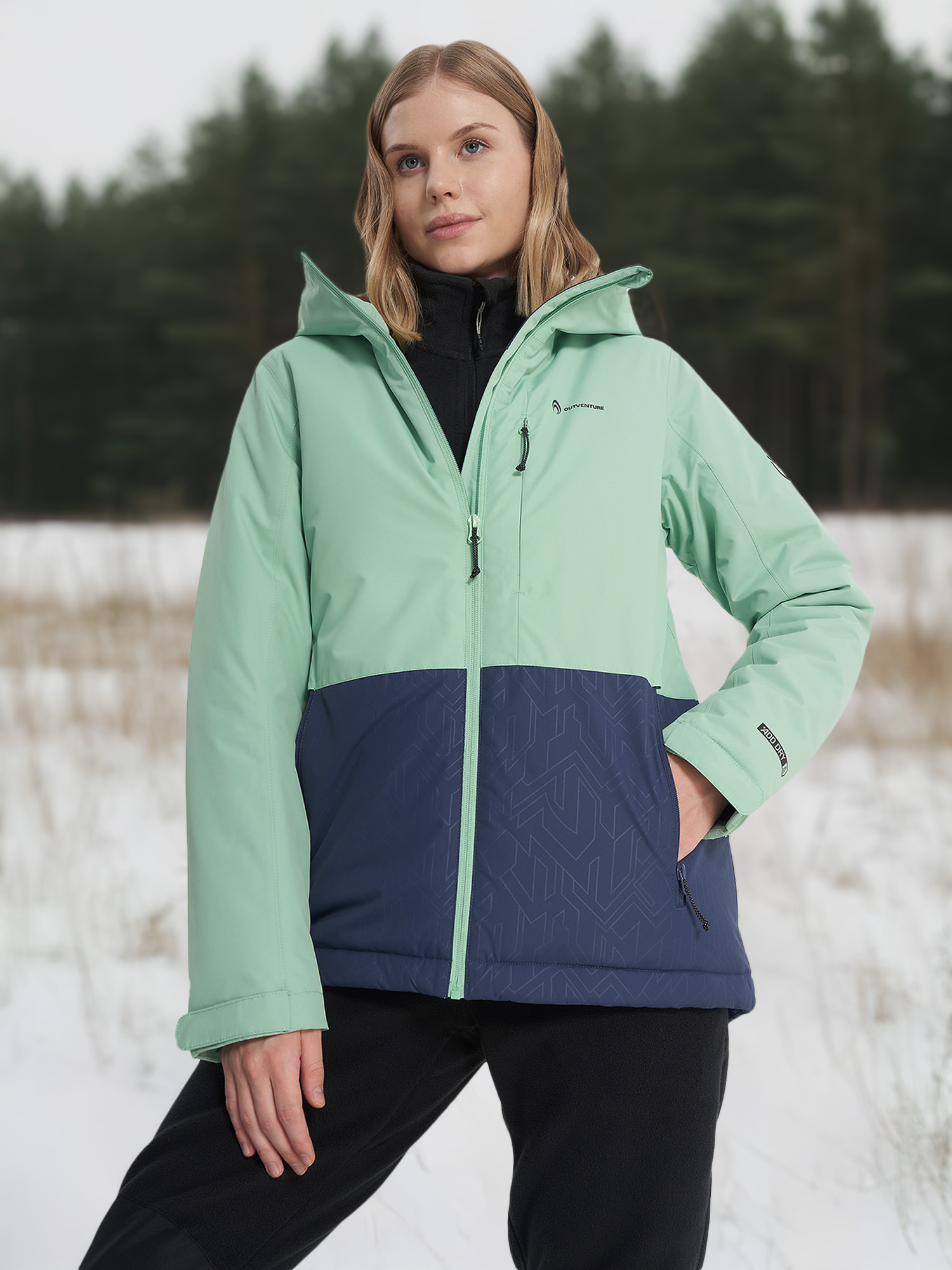

Куртка утепленная женская Outventure, Зеленый