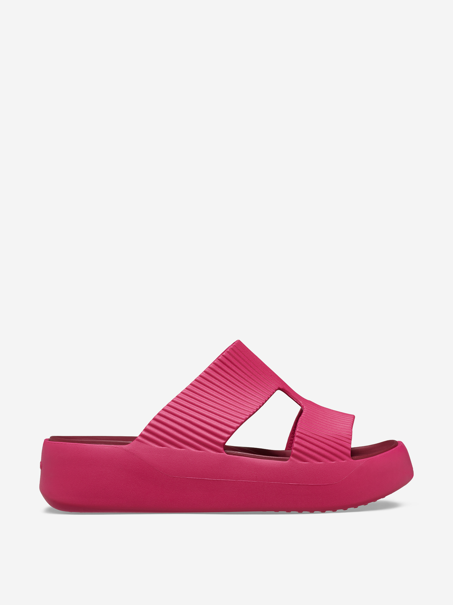 Сандалии женские Crocs Getaway Groove Platform HStrap, Розовый