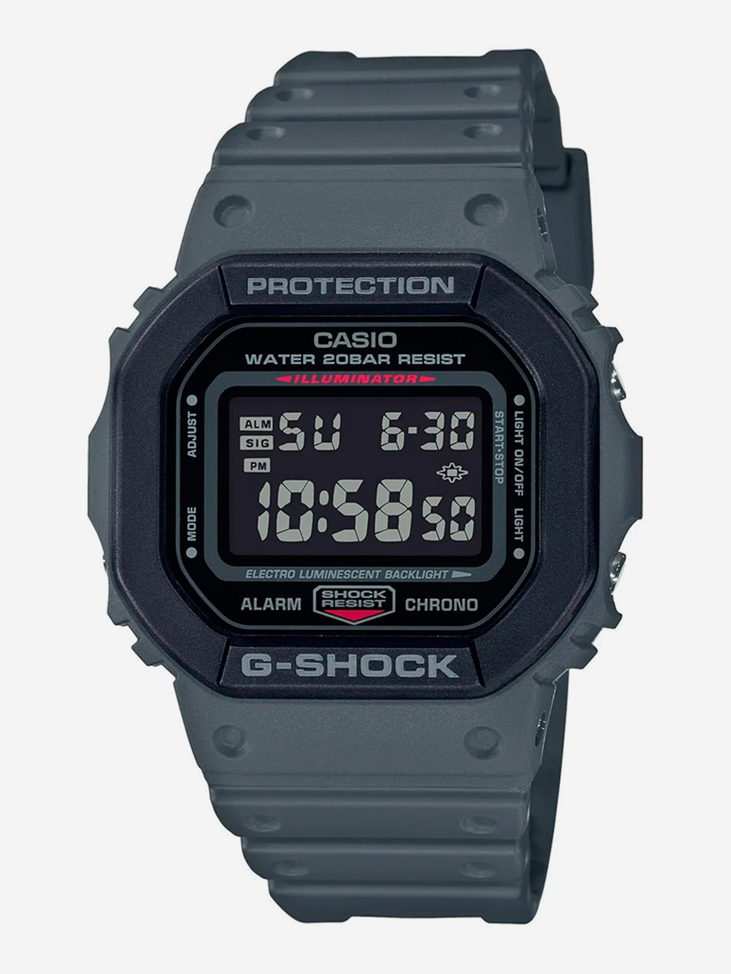 

Спортивные часы CASIO DW-5610SU-8E, Серый