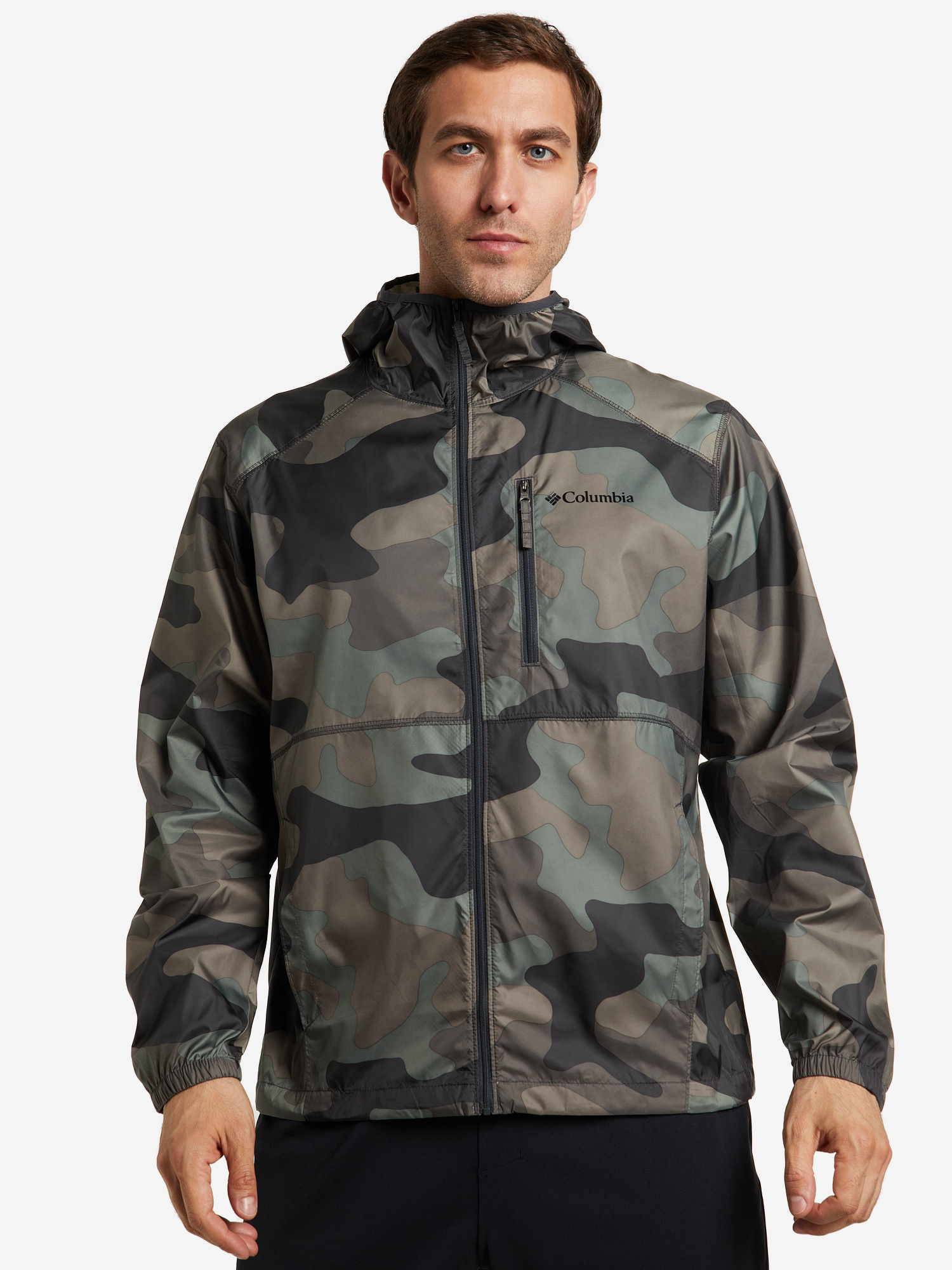 

Ветровка мужская Columbia Flash Forward Windbreaker Print, Зеленый