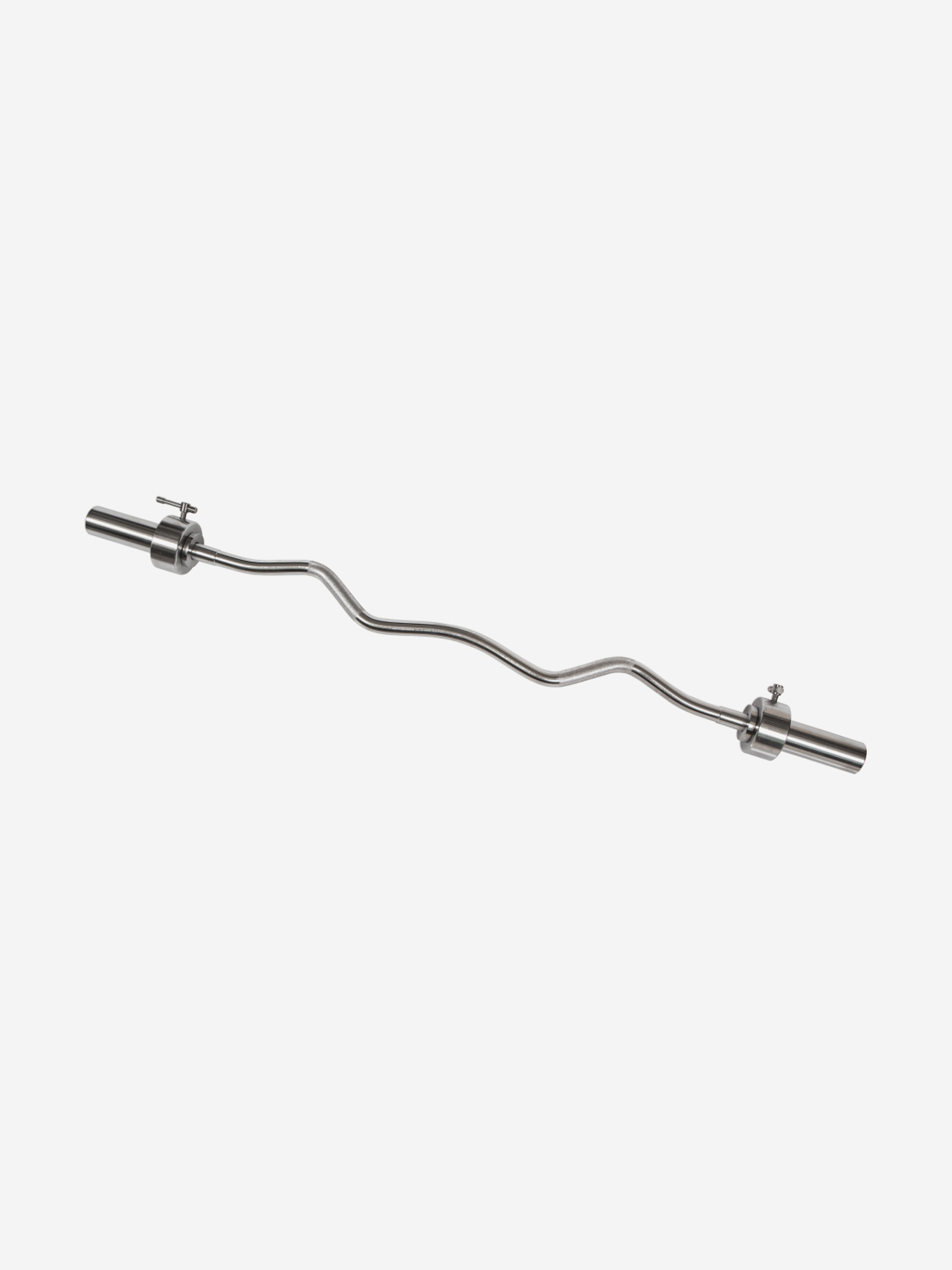 

Гриф кривой BARBELL ATLET W-образный (51 мм.), Серый