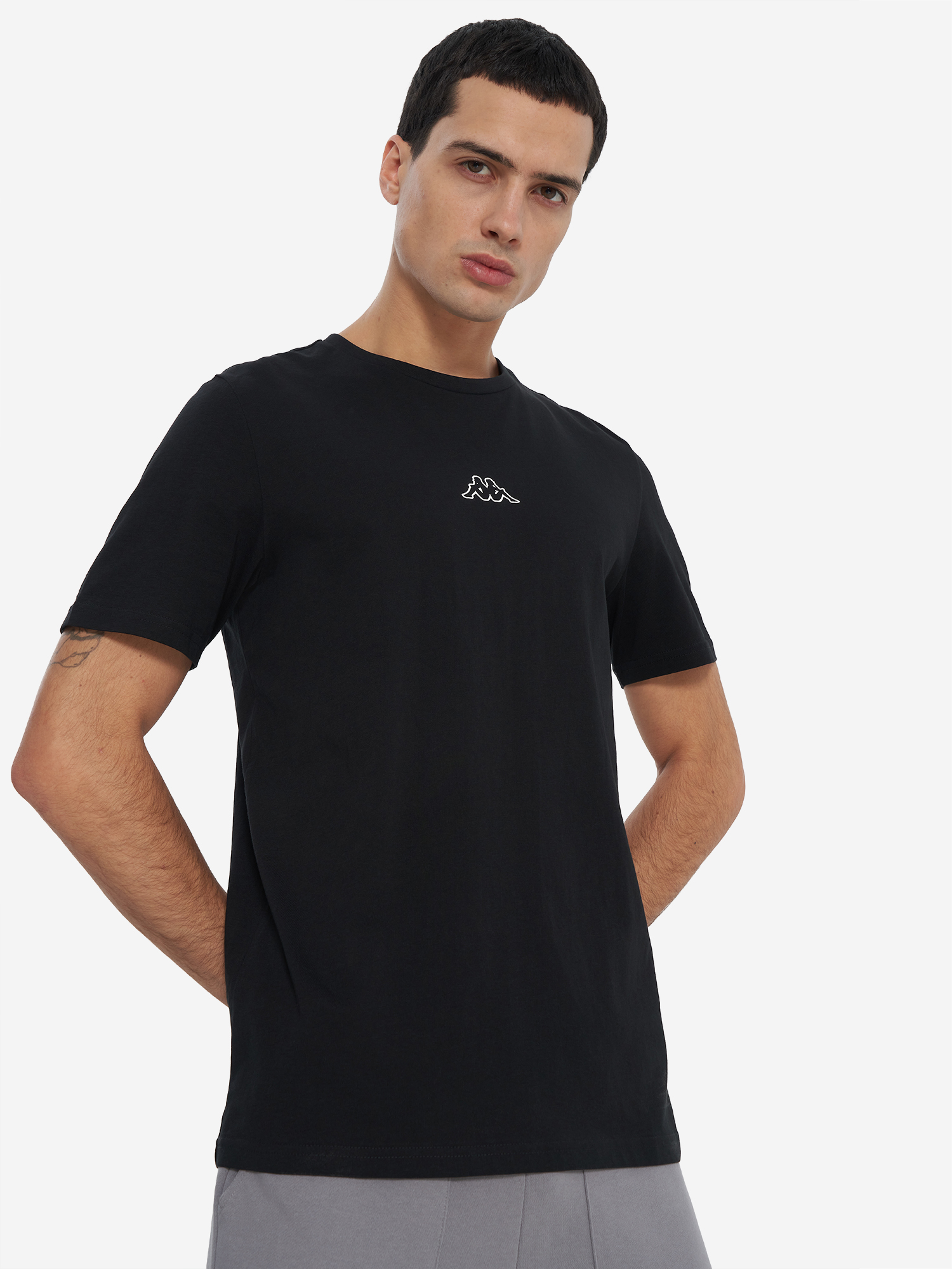 Футболка мужская Kappa, черный, арт. 35482