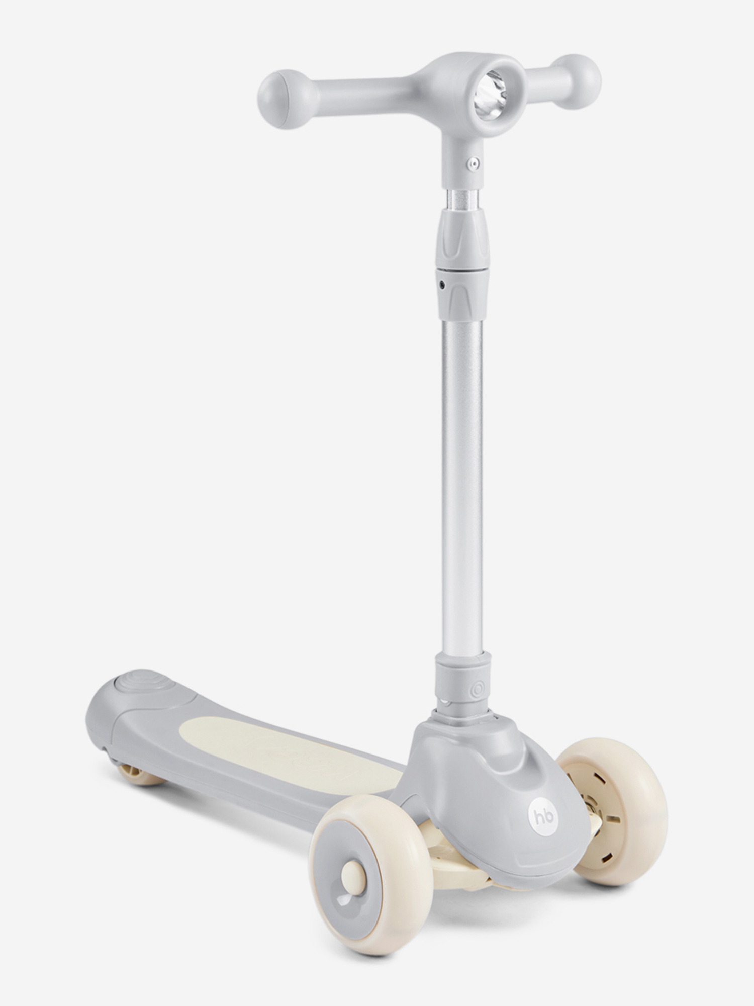 Изображение товара Самокат детский Weezy ВИЗИ серый с подсветкой колес