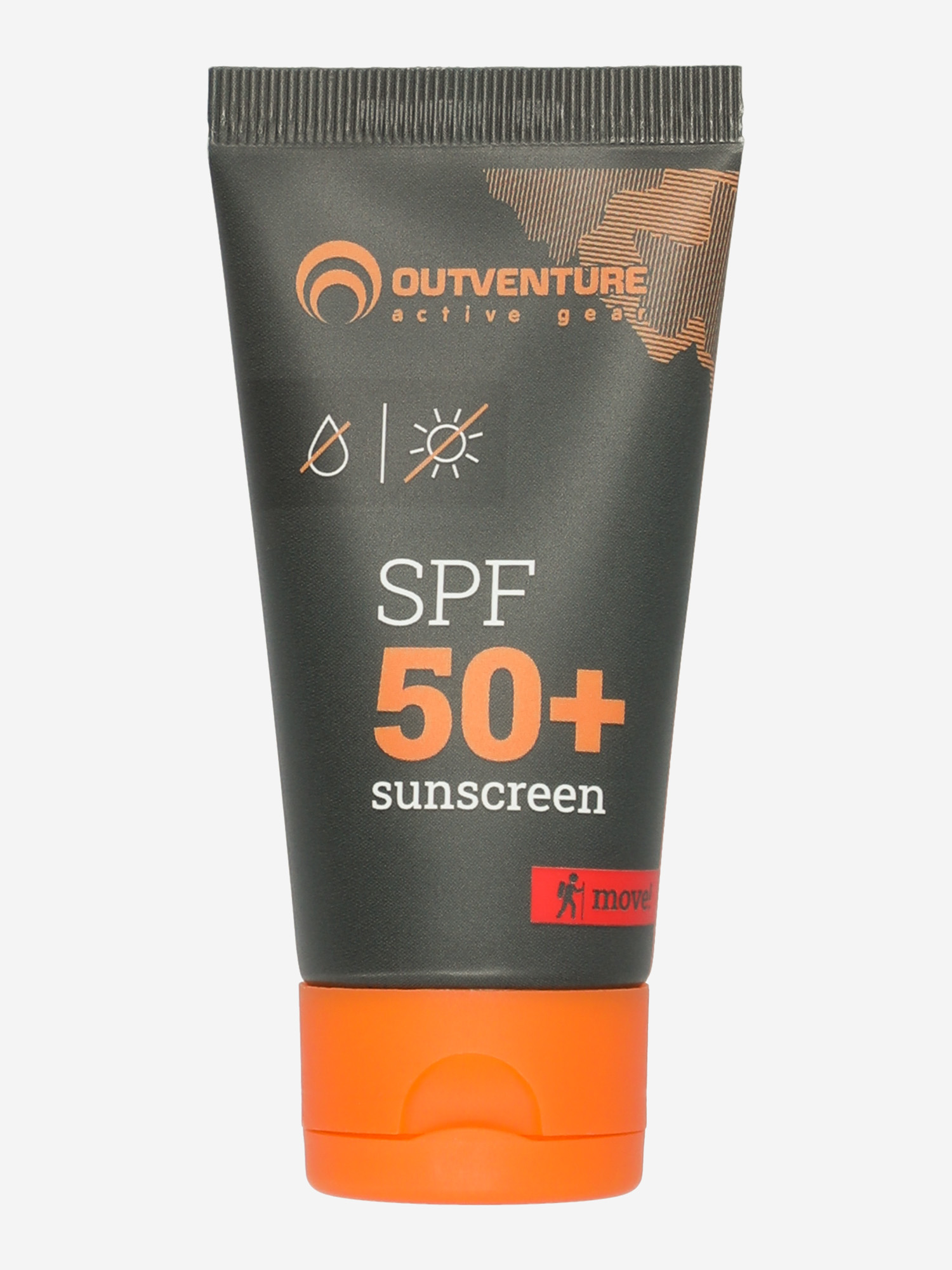 

Крем солнцезащитный Outventure SPF50, 50 мл, Мультицвет