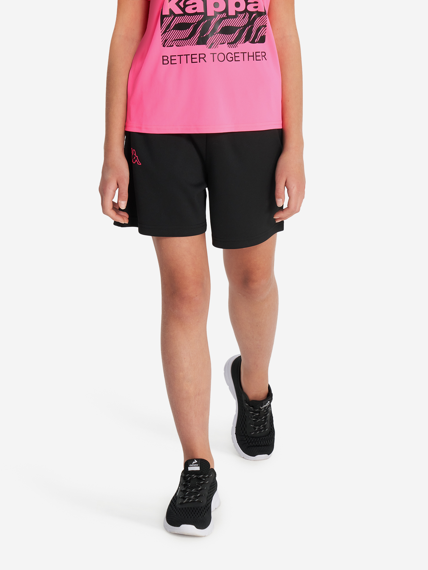 Шорты для девочек Kappa, черный, арт. 142287kap-b2