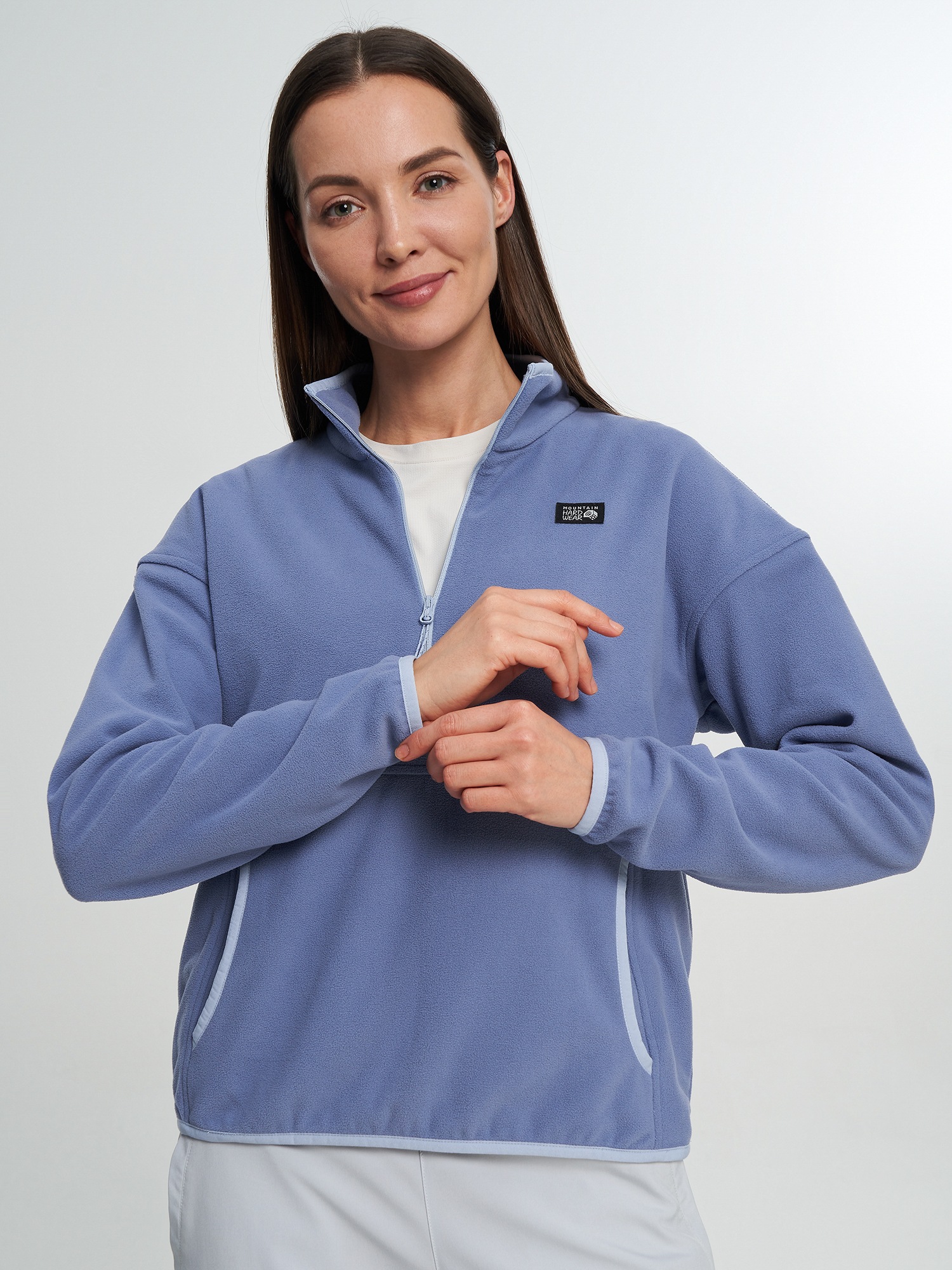 

Джемпер флисовый женский Mountain Hardwear Microchill Half Zip, Фиолетовый