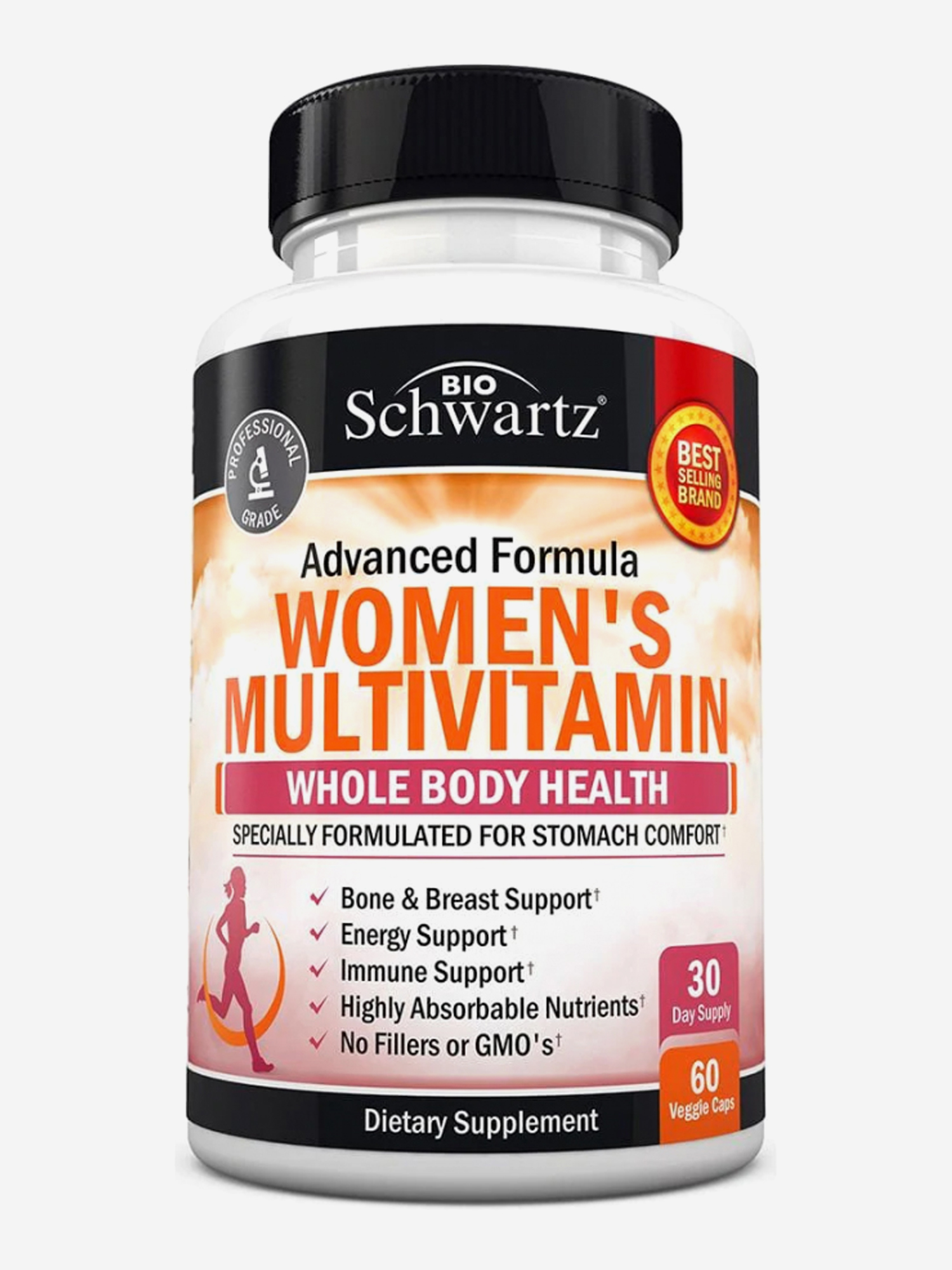 Изображение товара Мультивитамины для женщин BioSchwartz 60 капсул для здоровья иммунитета и красоты