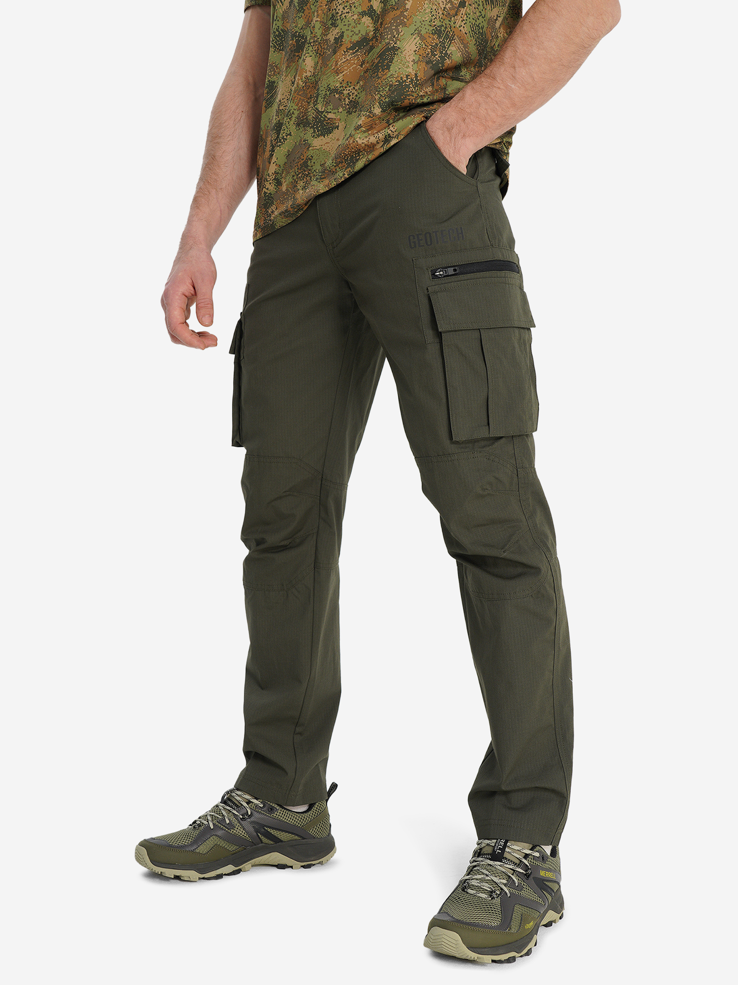 Изображение товара Мужские брюки для рыбалки и охоты Geotech летние прямой покрой