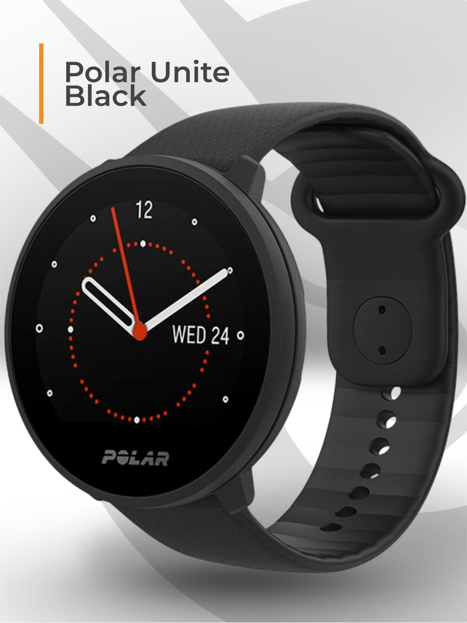 Изображение товара Умные часы Polar Unite черного цвета для здоровья и активности