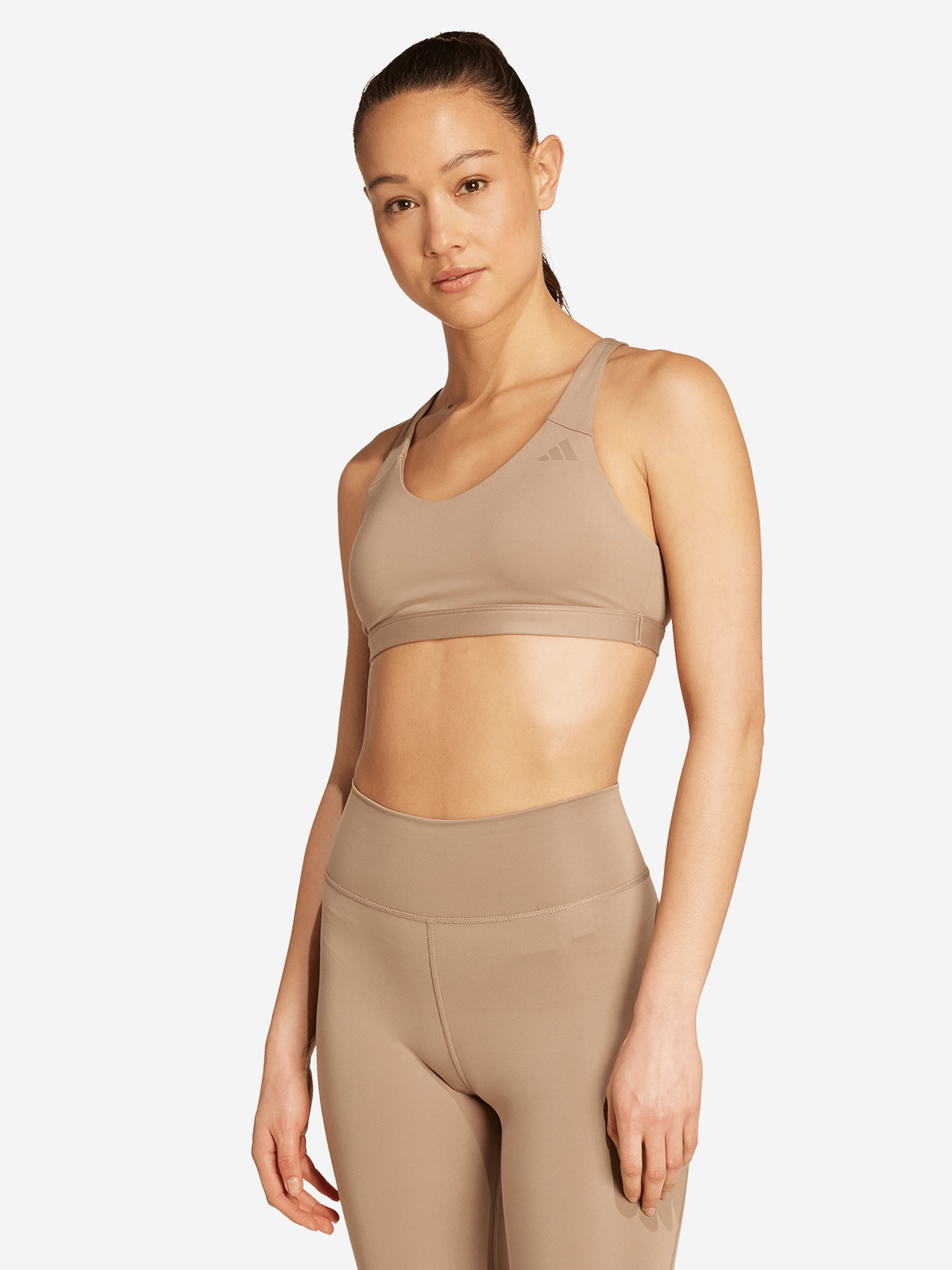 

Топ бра спортивный adidas, Коричневый