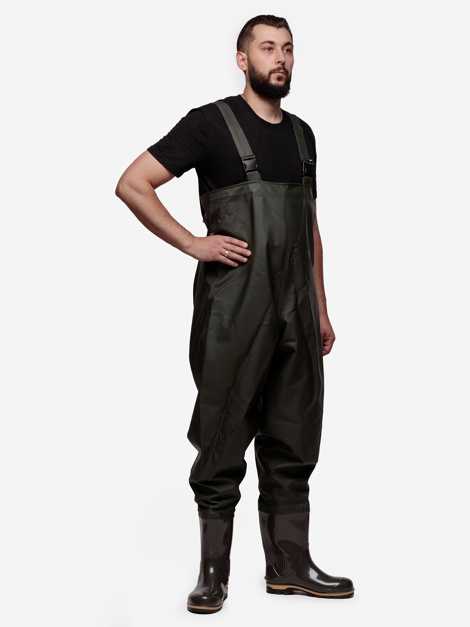 Изображение товара Мужские вейдерсы Nordman 15 с укороченным сапогом для рыбалки и охоты