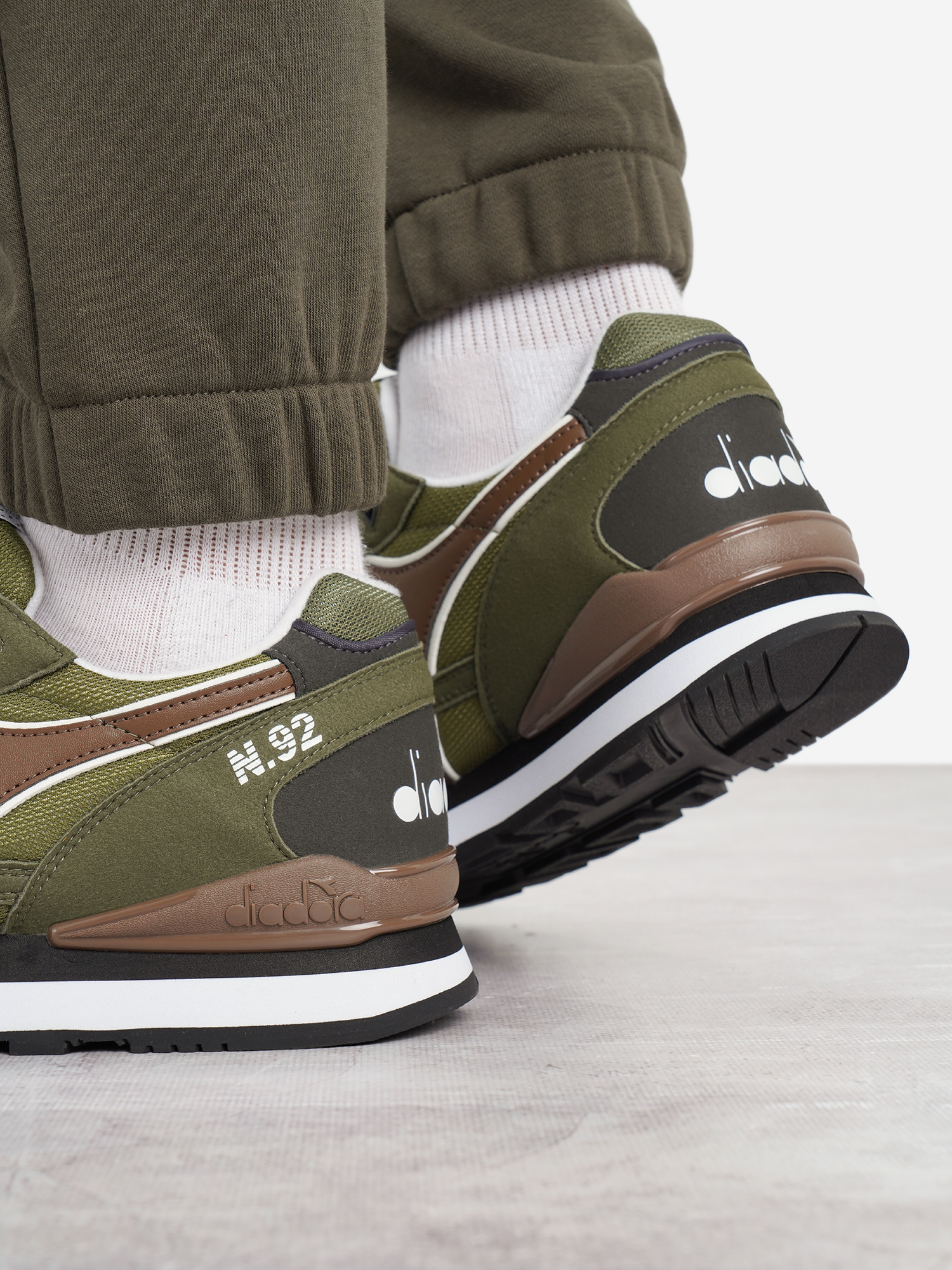 фото Кроссовки мужские diadora n.92, зеленый